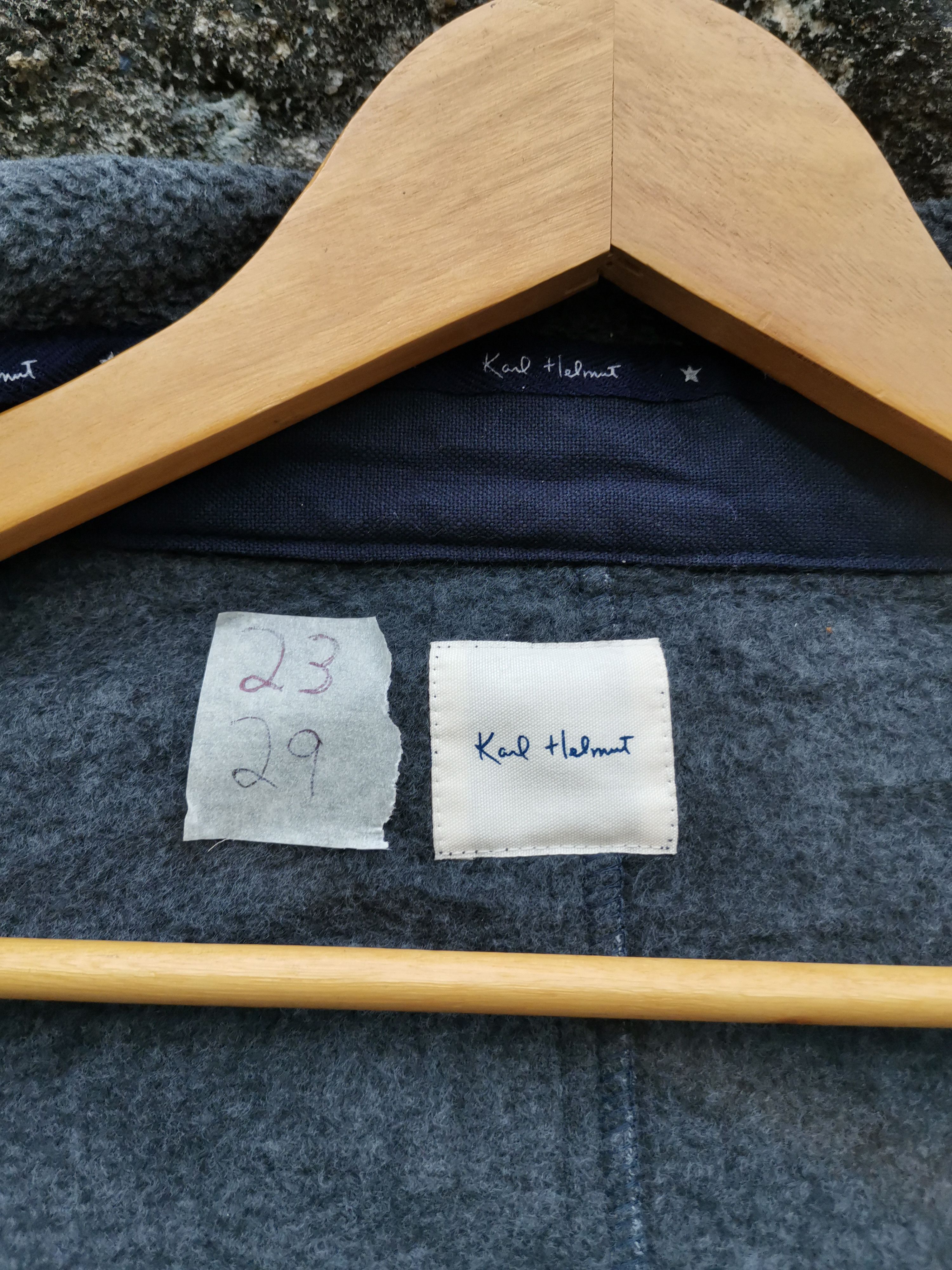 Japanese Brand Vintage Karl Helmut Fleece Bomber Jacket Size US L / EU 52-54 / 3 - 4 Thumbnail