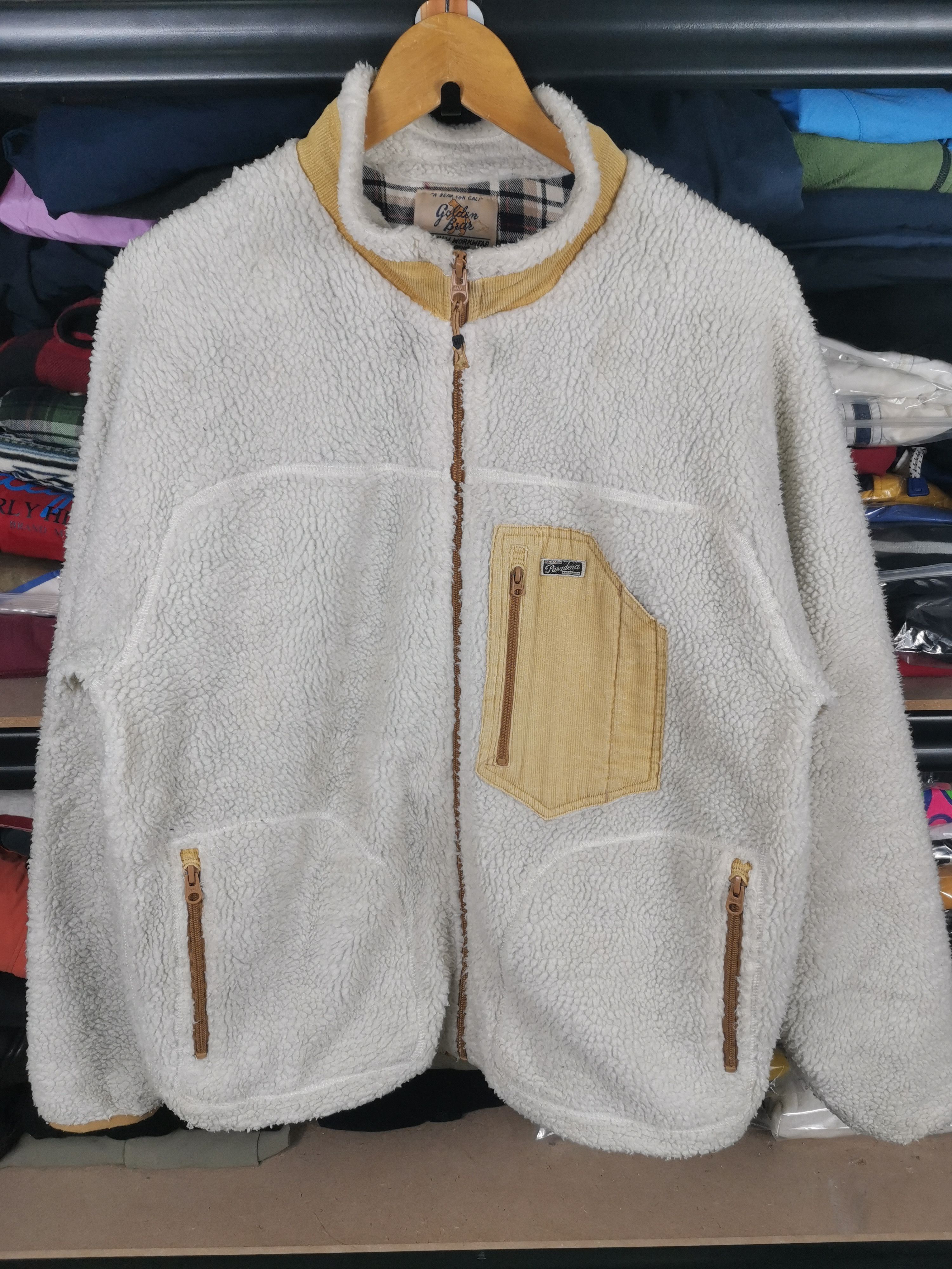 Golden Bear Vintage Golden Bear Deep Pile Sherpa Workwear Jacket Size US M / EU 48-50 / 2 - 1 Thumbnail