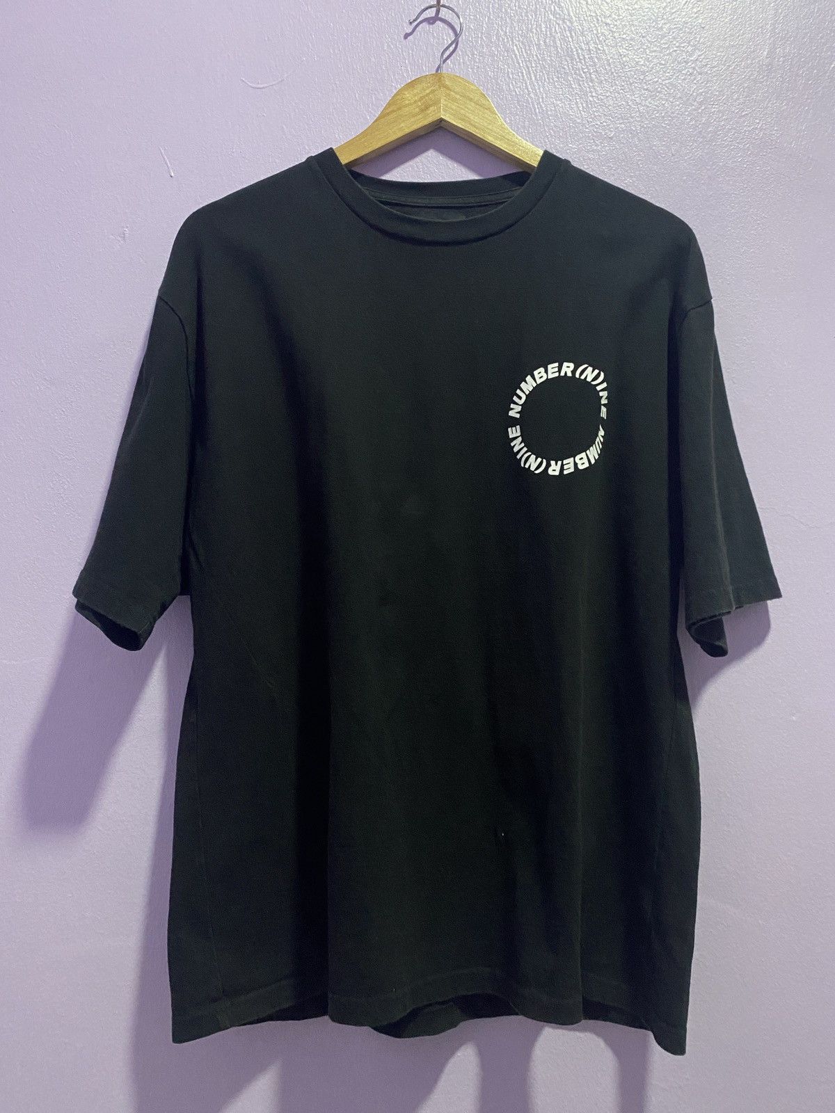 Number (N)ine Number (N)ine Black Tee Size US L / EU 52-54 / 3 - 1 Thumbnail