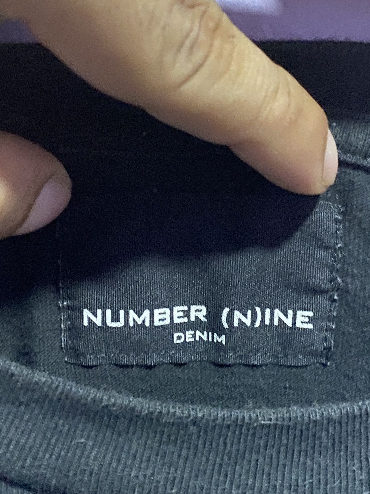 Number (N)ine Number (N)ine Black Tee Size US L / EU 52-54 / 3 - 7 Thumbnail