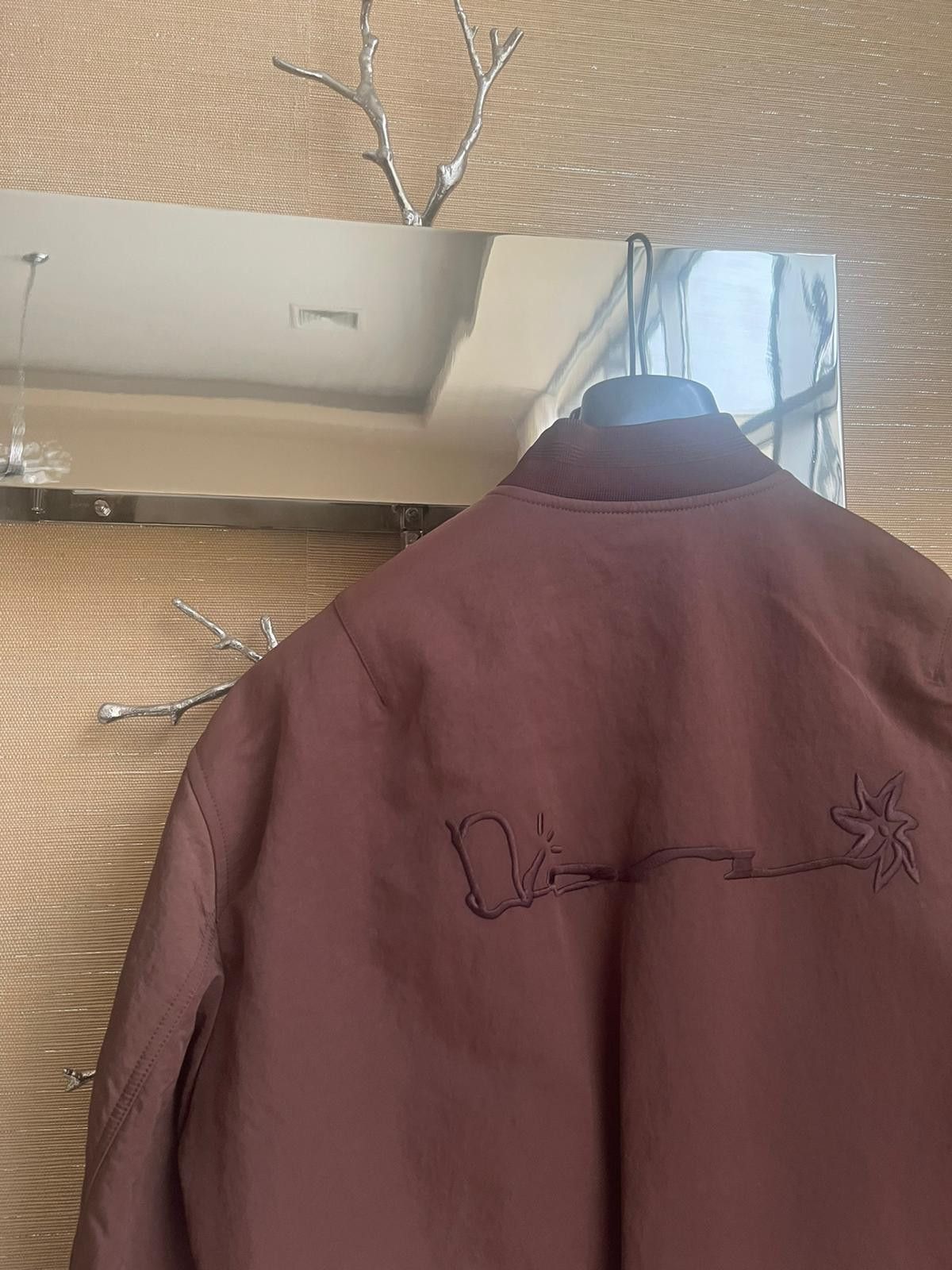 Dior Dior Travis Embroidered Bomber Jacket in Bordeaux Size US M / EU 48-50 / 2 - 8 Thumbnail