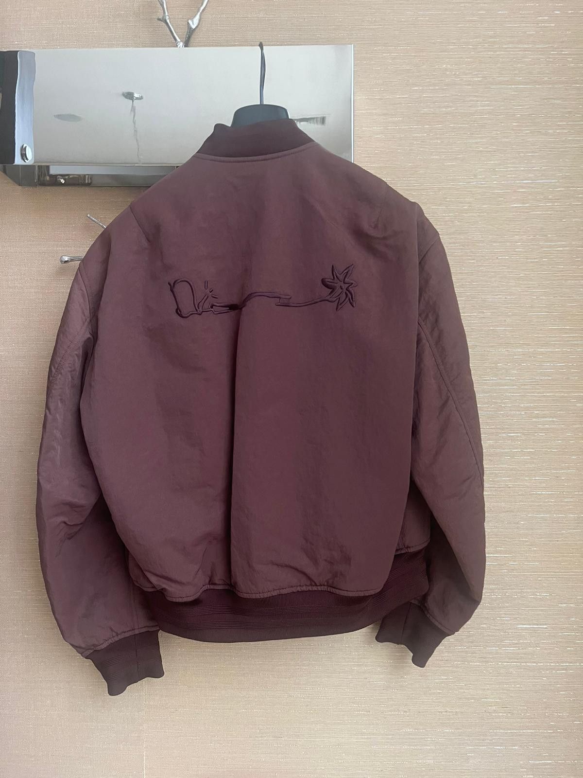 Dior Dior Travis Embroidered Bomber Jacket in Bordeaux Size US M / EU 48-50 / 2 - 1 Thumbnail