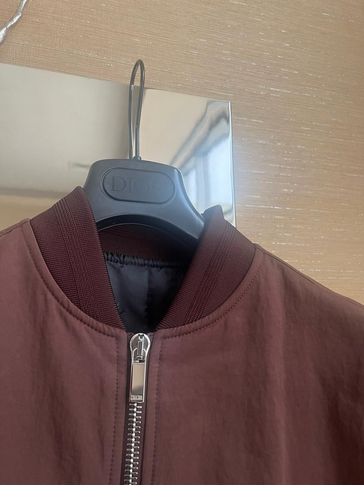 Dior Dior Travis Embroidered Bomber Jacket in Bordeaux Size US M / EU 48-50 / 2 - 6 Thumbnail