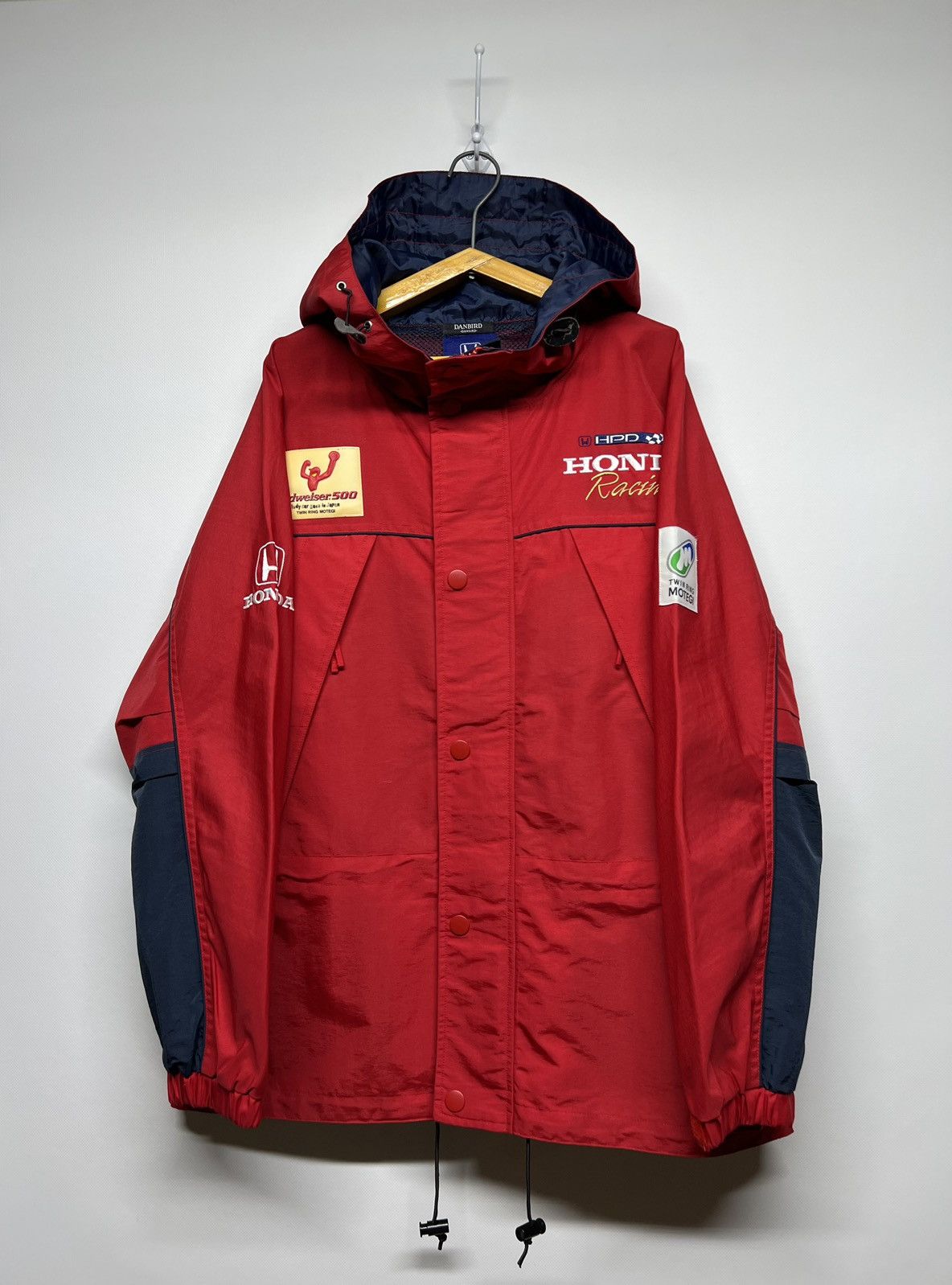 Honda × Vintage Vintage Y2k Rare Nylon Honda CART Racing Danbird Jacket 90’s Size US XL / EU 56 / 4 - 1 Thumbnail