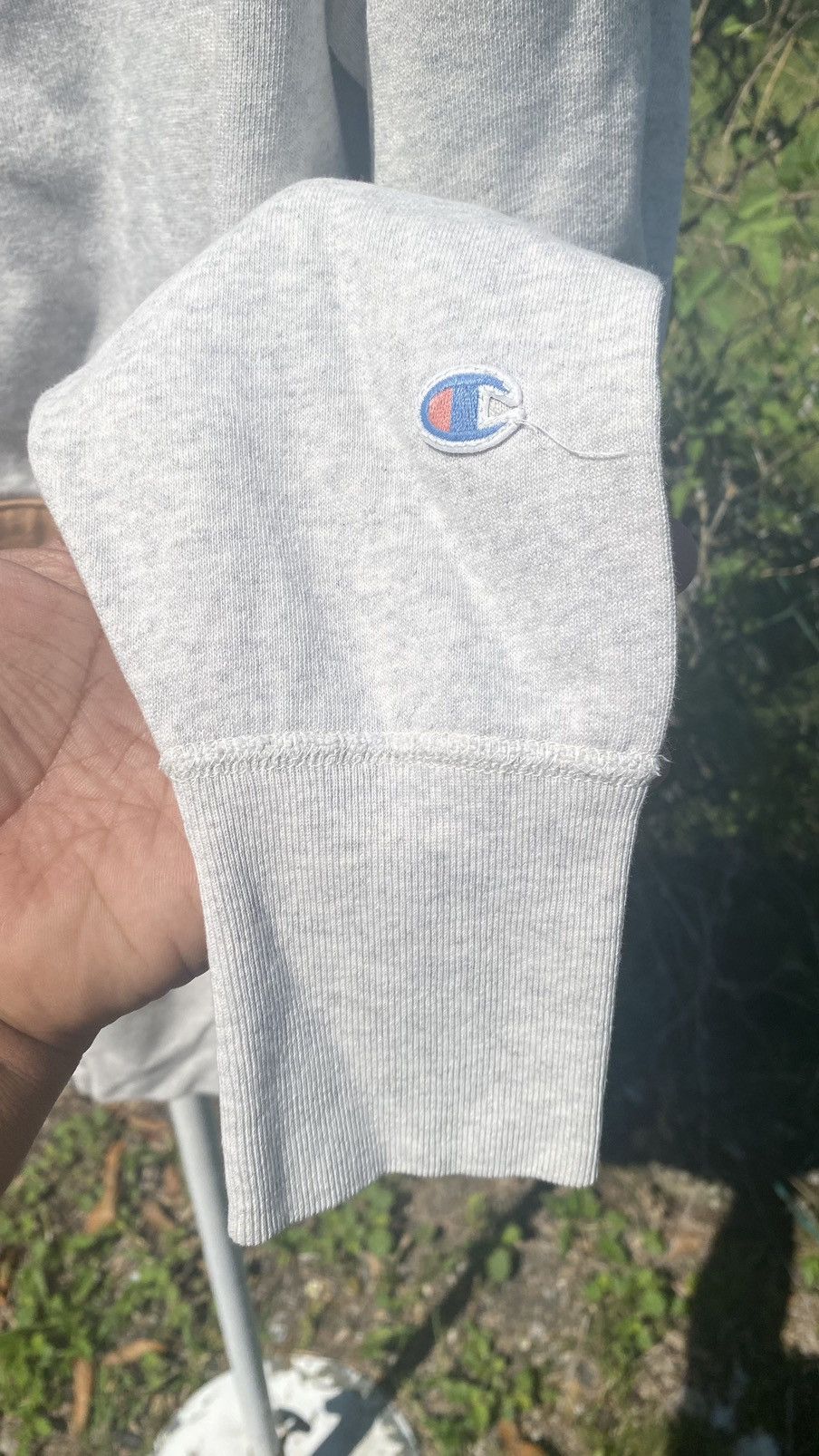 Champion Vintage Champion Running Man 2 Tone Zipper Hooded Size US XL / EU 56 / 4 - 4 Thumbnail
