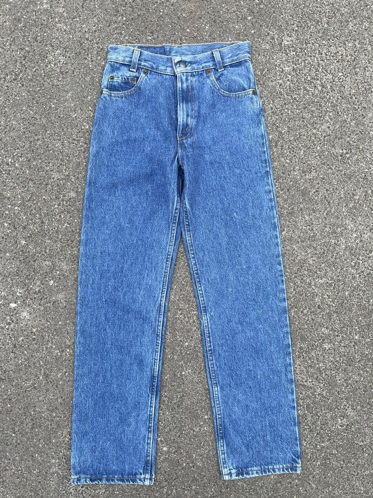Levi's Vintage Clothing Vintage Levi’s 512 XX 90s Blue Denim Jeans 25x28 Size US 26 / EU 42 - 1 Thumbnail