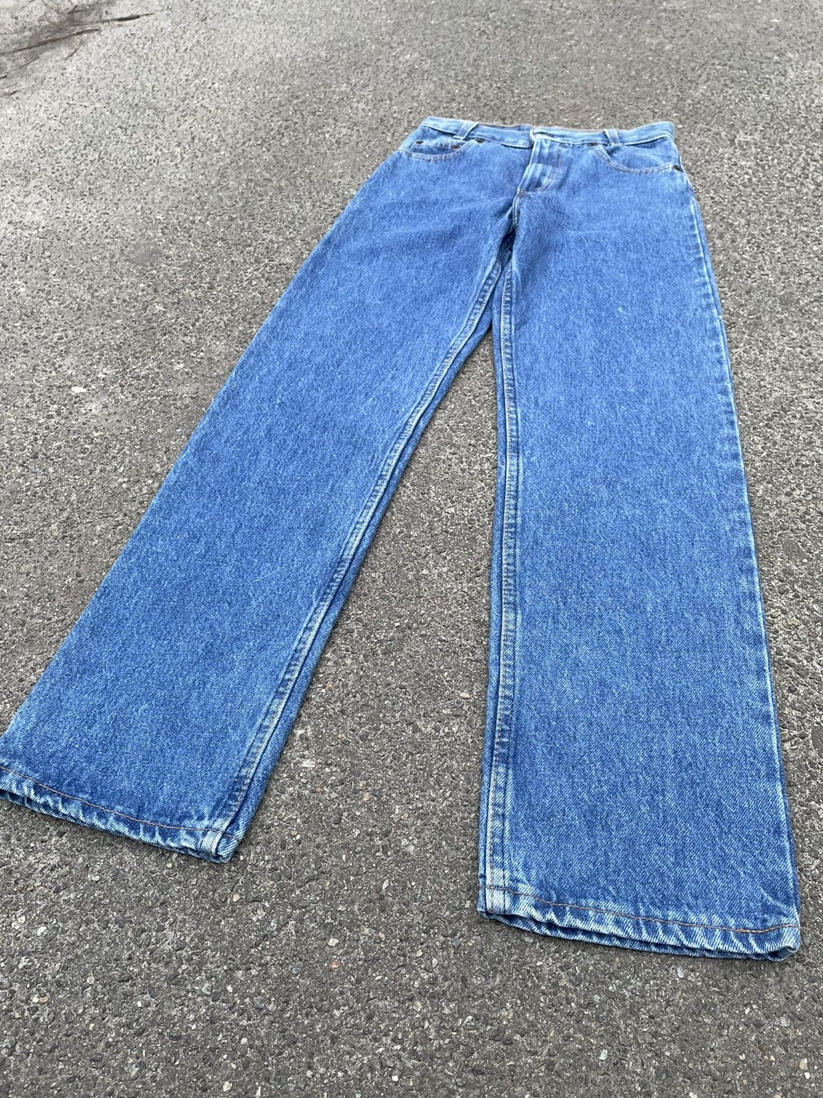 Levi's Vintage Clothing Vintage Levi’s 512 XX 90s Blue Denim Jeans 25x28 Size US 26 / EU 42 - 3 Thumbnail