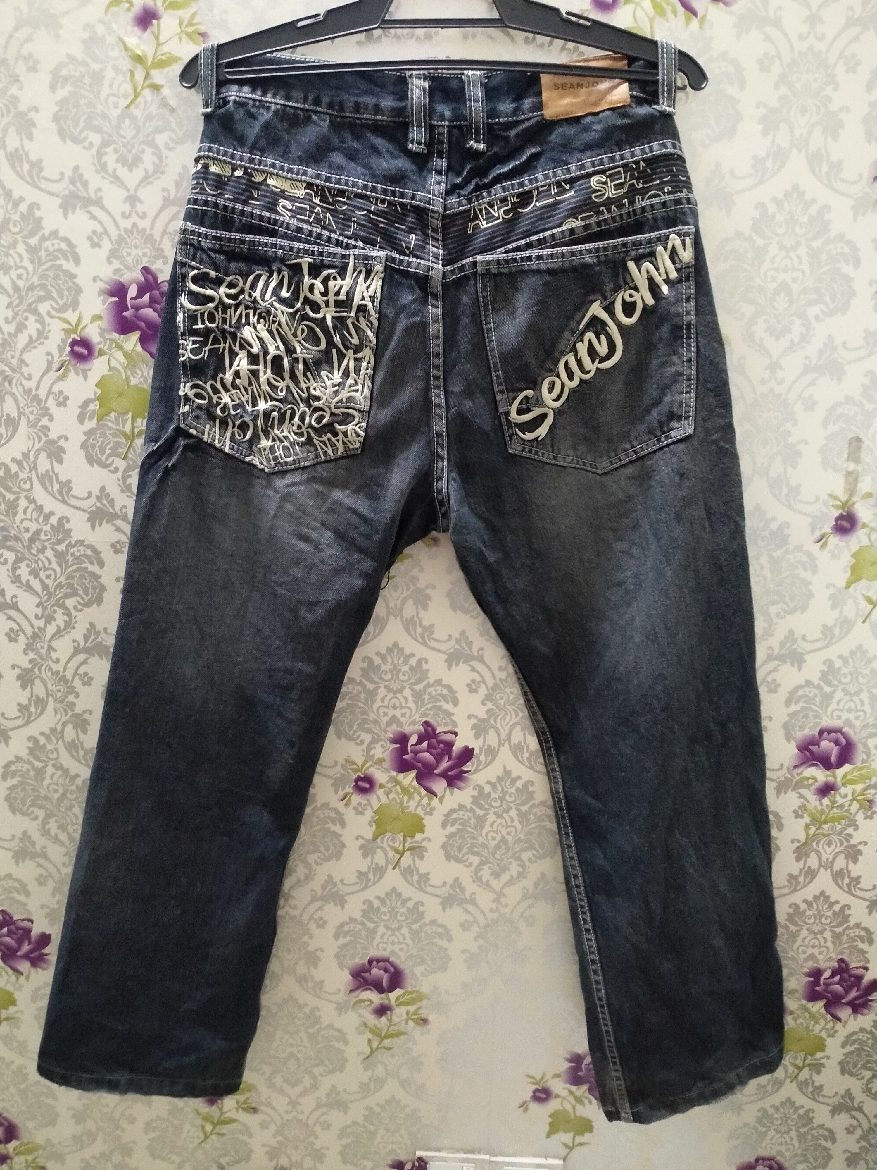 Sean John SEAN JOHN JEANS SPELLOUT EMBROIDERY LOGO Size US 32 / EU 48 - 1 Thumbnail