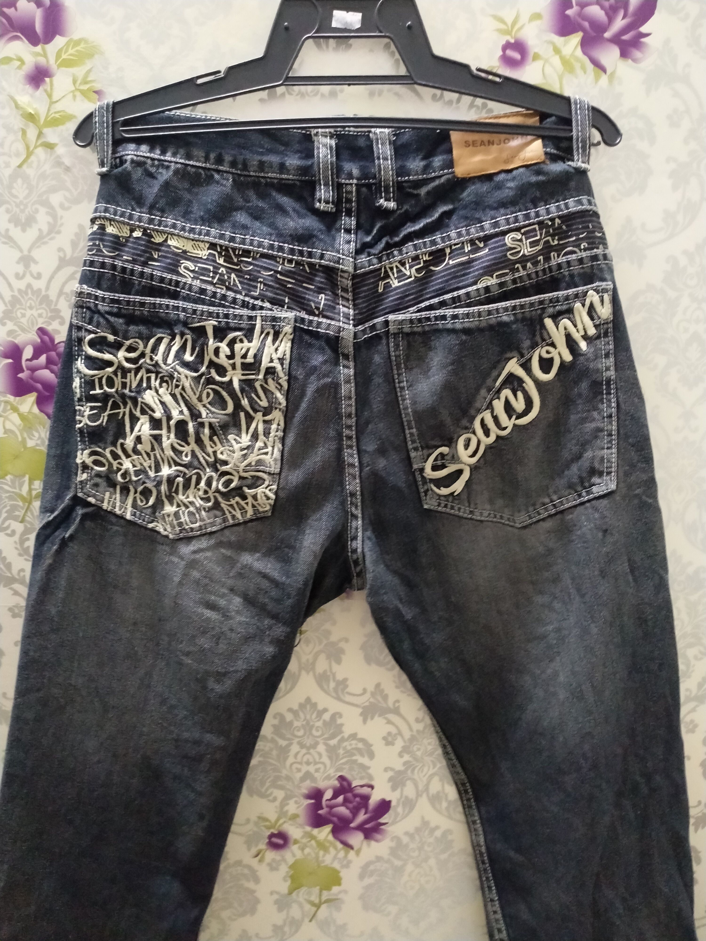 Sean John SEAN JOHN JEANS SPELLOUT EMBROIDERY LOGO Size US 32 / EU 48 - 2 Thumbnail