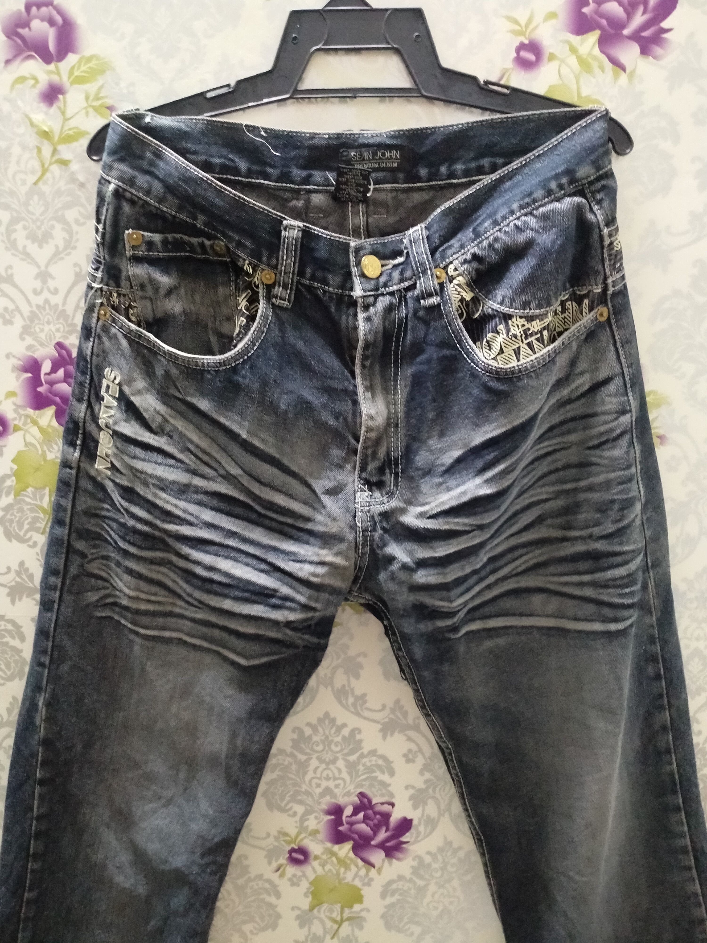 Sean John SEAN JOHN JEANS SPELLOUT EMBROIDERY LOGO Size US 32 / EU 48 - 6 Thumbnail
