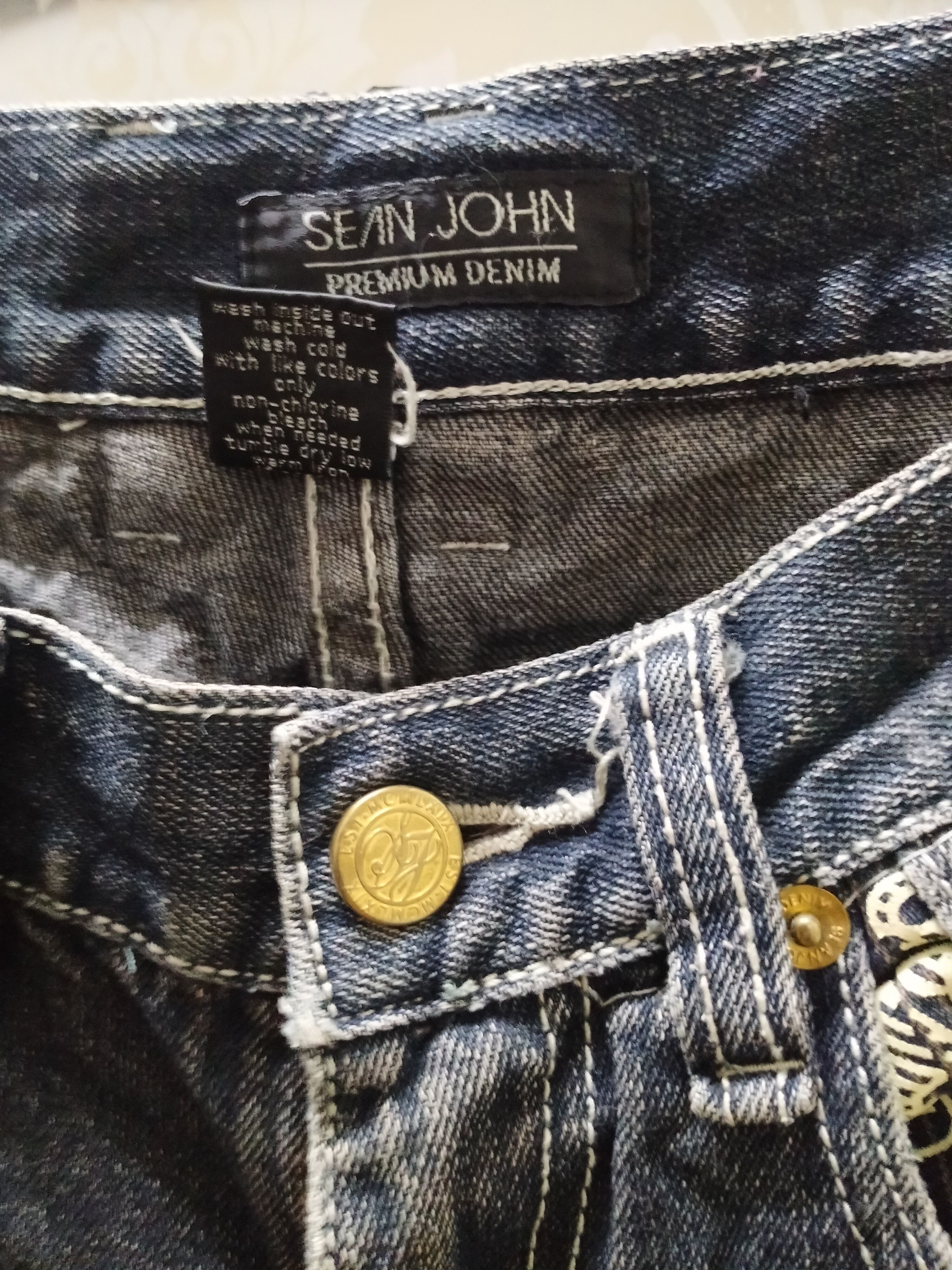 Sean John SEAN JOHN JEANS SPELLOUT EMBROIDERY LOGO Size US 32 / EU 48 - 12 Thumbnail