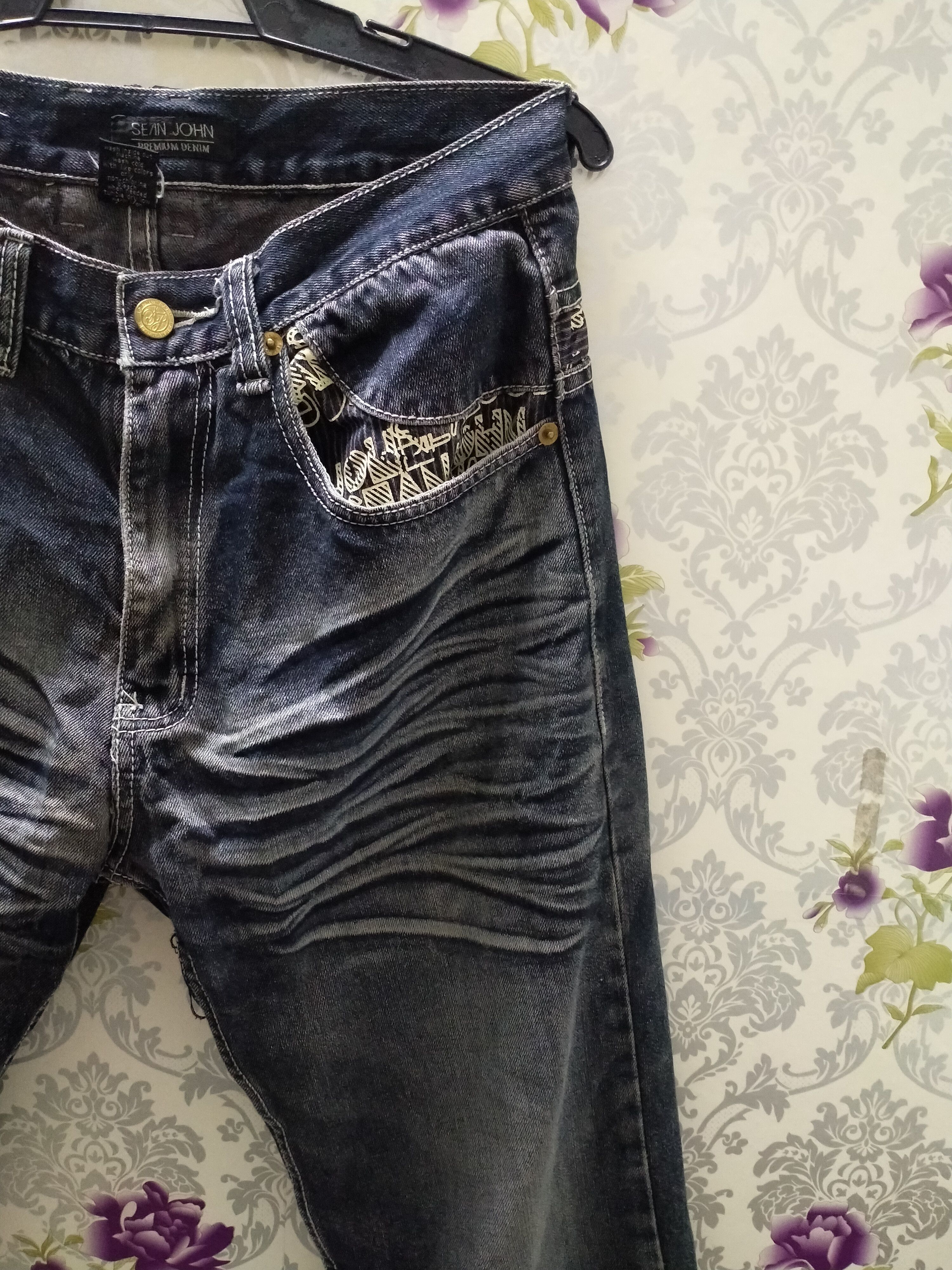 Sean John SEAN JOHN JEANS SPELLOUT EMBROIDERY LOGO Size US 32 / EU 48 - 8 Thumbnail