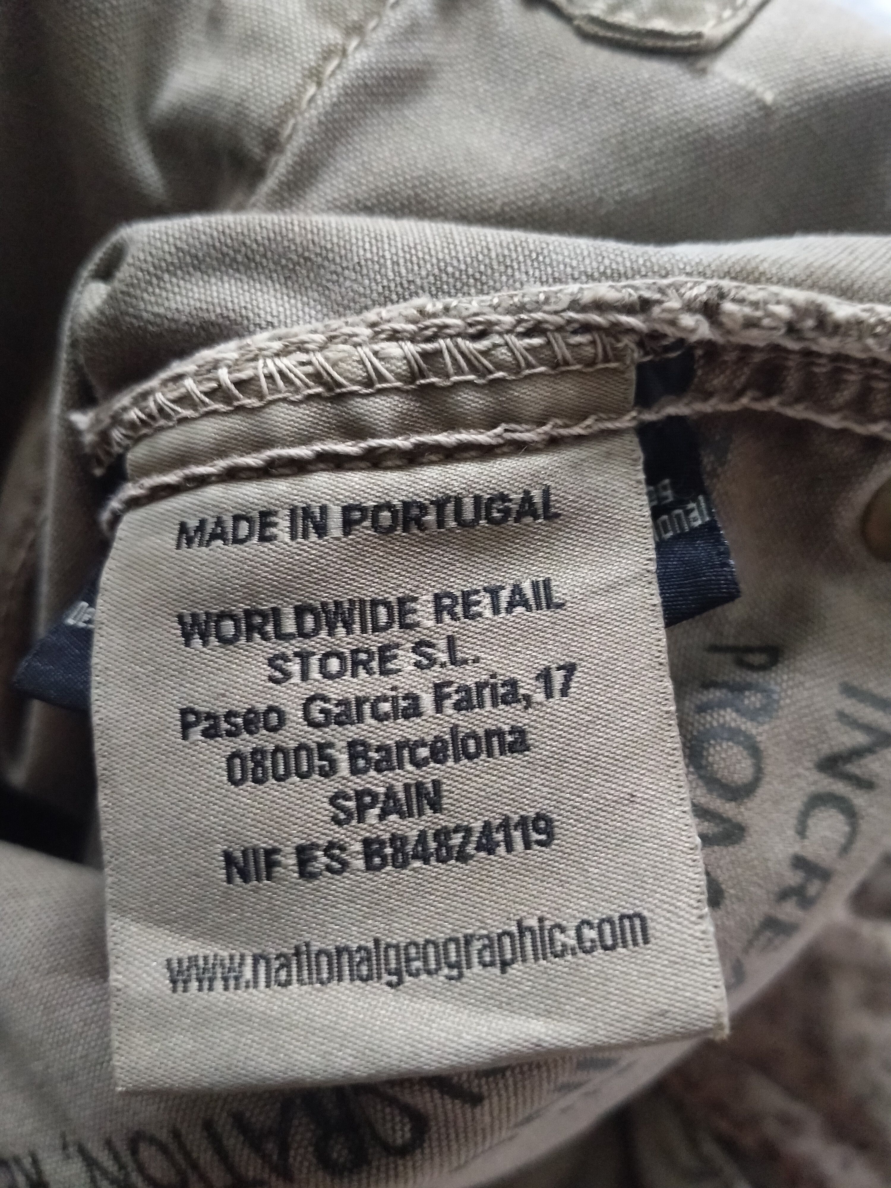 Avirex MADE IN PORTUGAL..NATIONAL GEOGRAPHIC CARGO MULTI POCKET Size US 33 - 15 Thumbnail