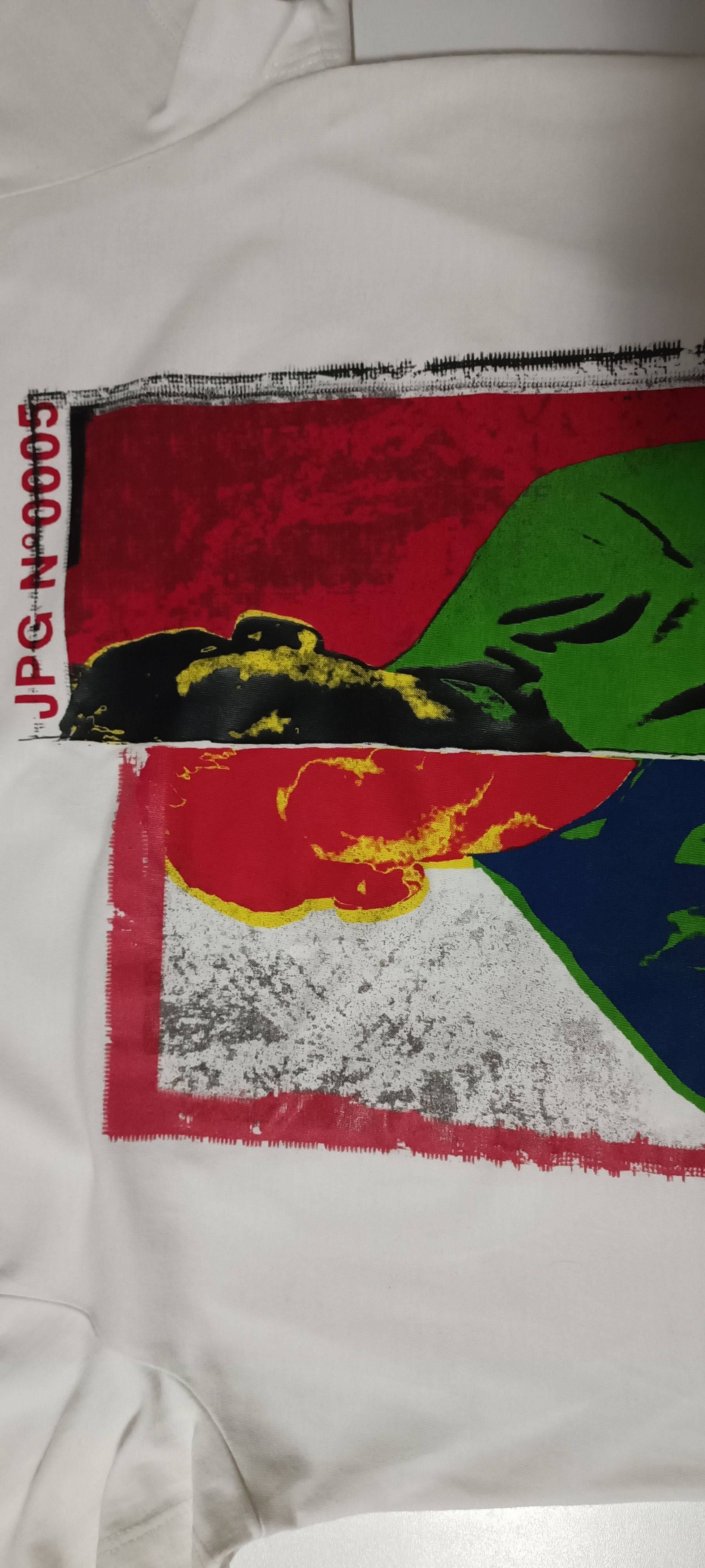 Jean Paul Gaultier 2002 -JPG Jeans collection n°5 - Cotton t-shirt Size L / US 10 / IT 46 - 14 Thumbnail