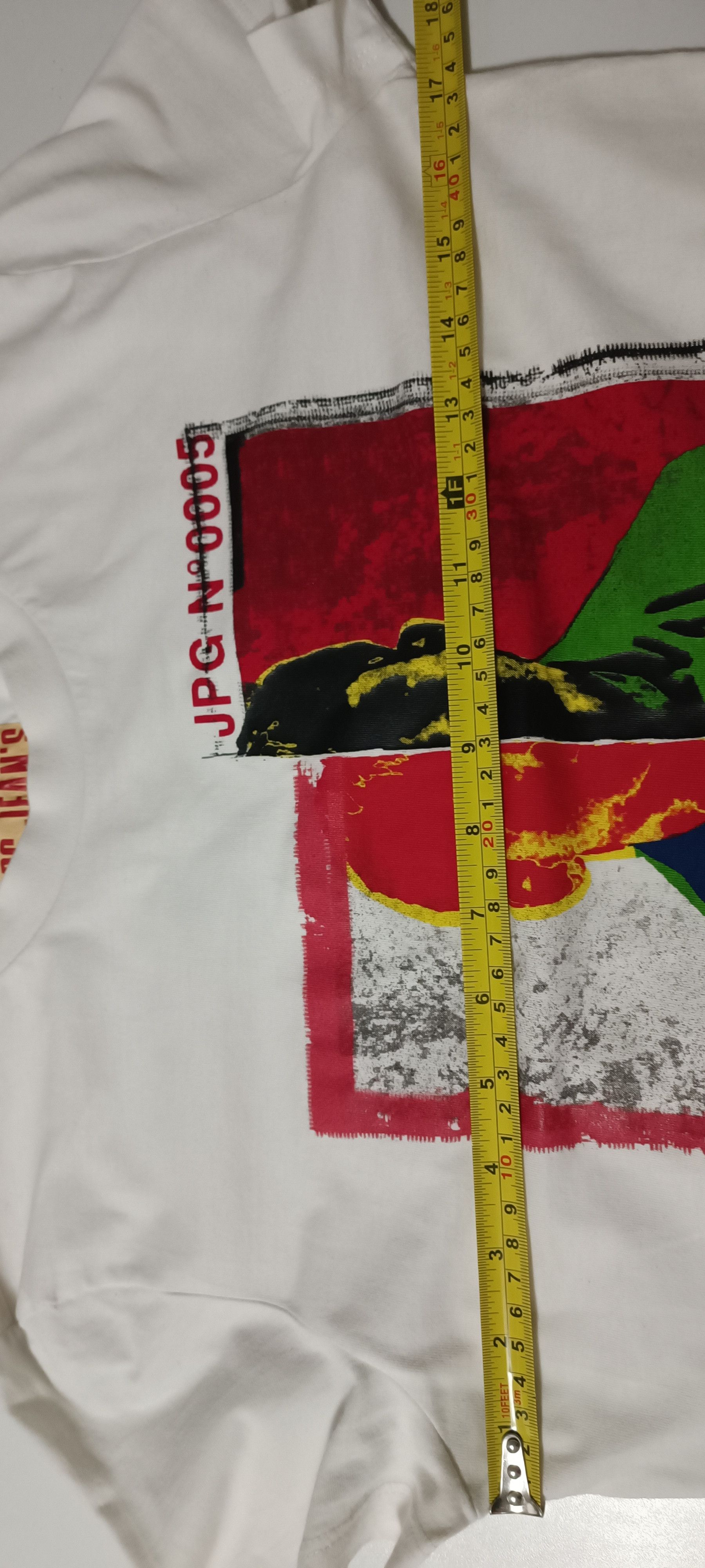 Jean Paul Gaultier 2002 -JPG Jeans collection n°5 - Cotton t-shirt Size US XS / EU 42 / 0 - 9 Thumbnail
