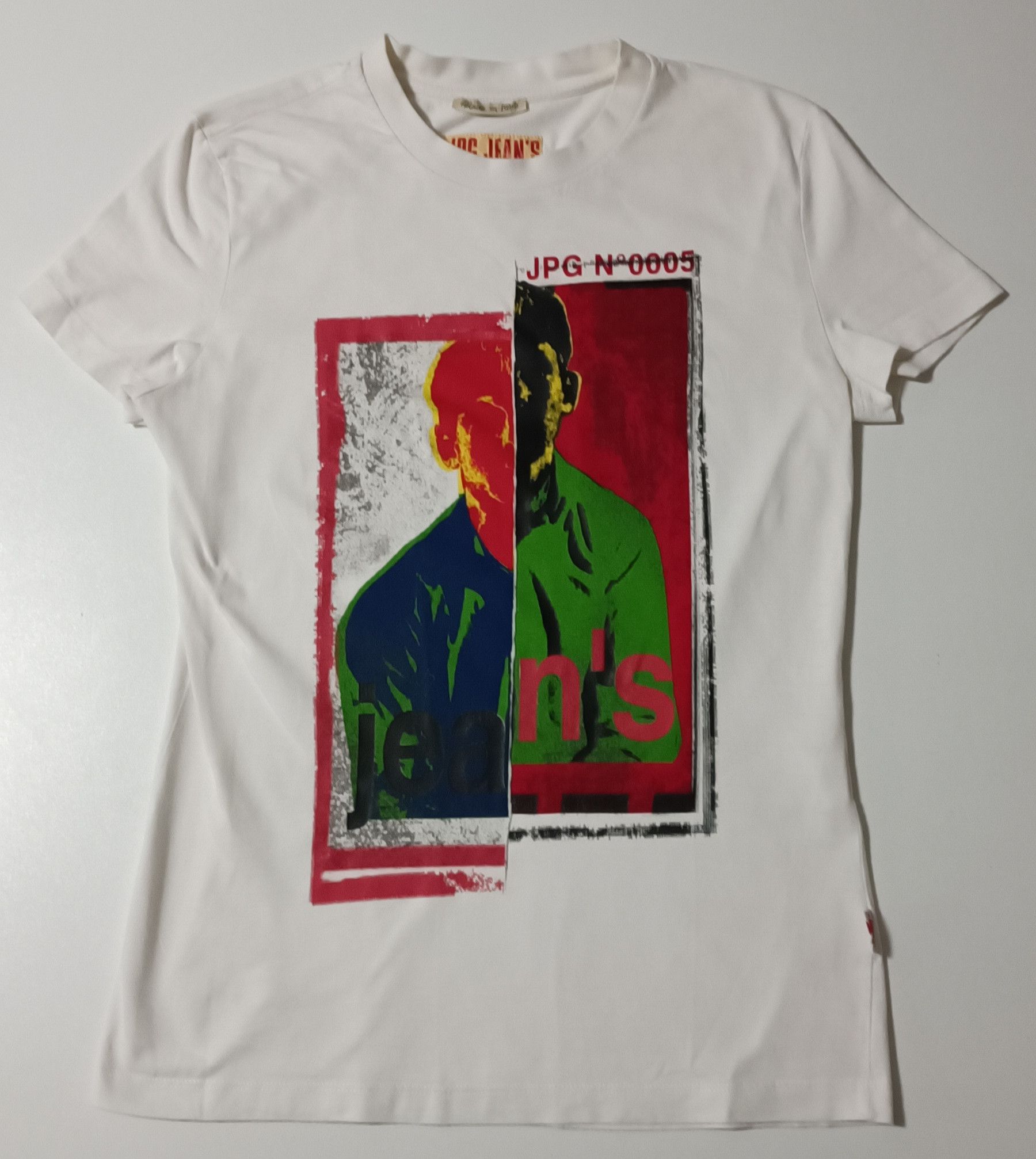 Jean Paul Gaultier 2002 -JPG Jeans collection n°5 - Cotton t-shirt Size US XS / EU 42 / 0 - 13 Thumbnail