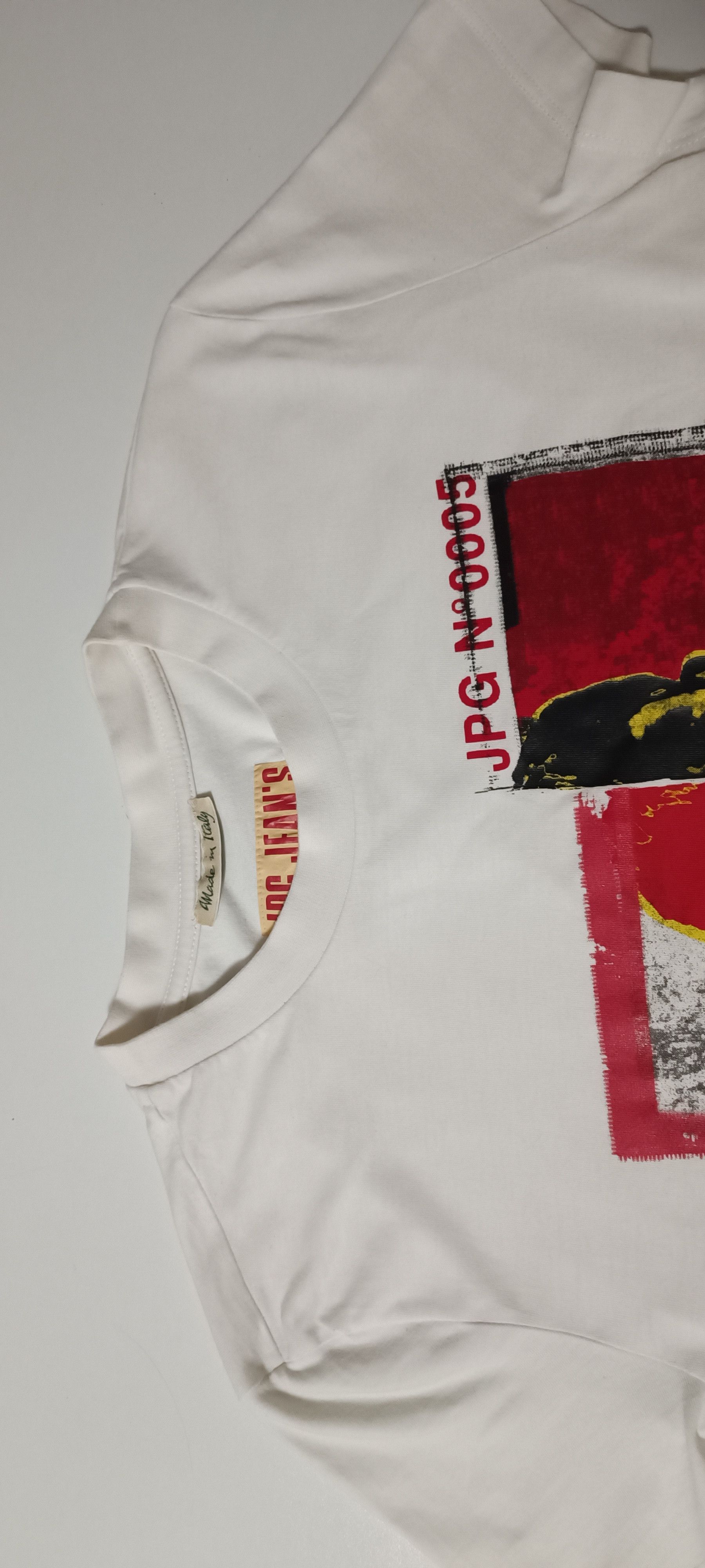 Jean Paul Gaultier 2002 -JPG Jeans collection n°5 - Cotton t-shirt Size US XS / EU 42 / 0 - 17 Thumbnail