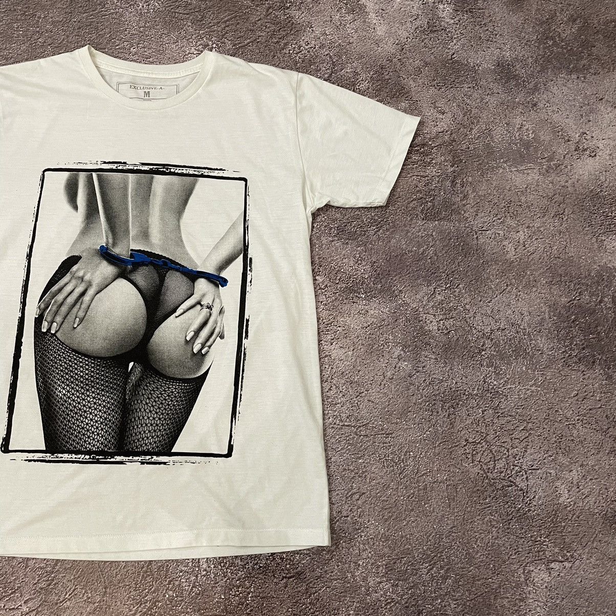 Vintage Vintage 90s Graphic Tee Black White Alt Girl Humor Grunge M Size US M / EU 48-50 / 2 - 3 Thumbnail