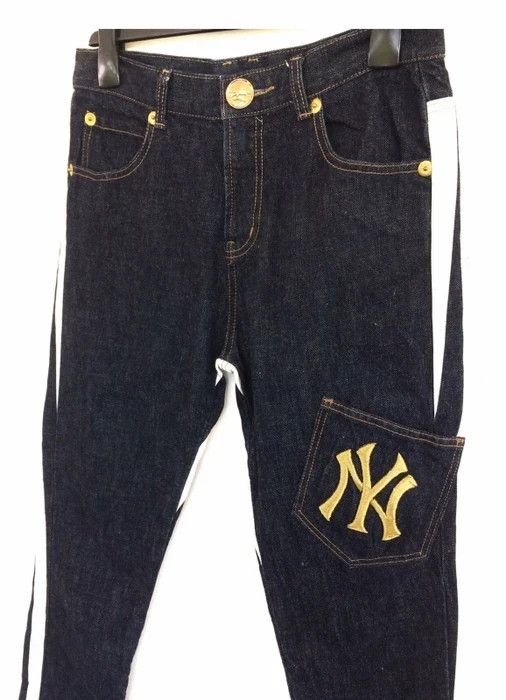 MLB NY LOGO Dark grey denim