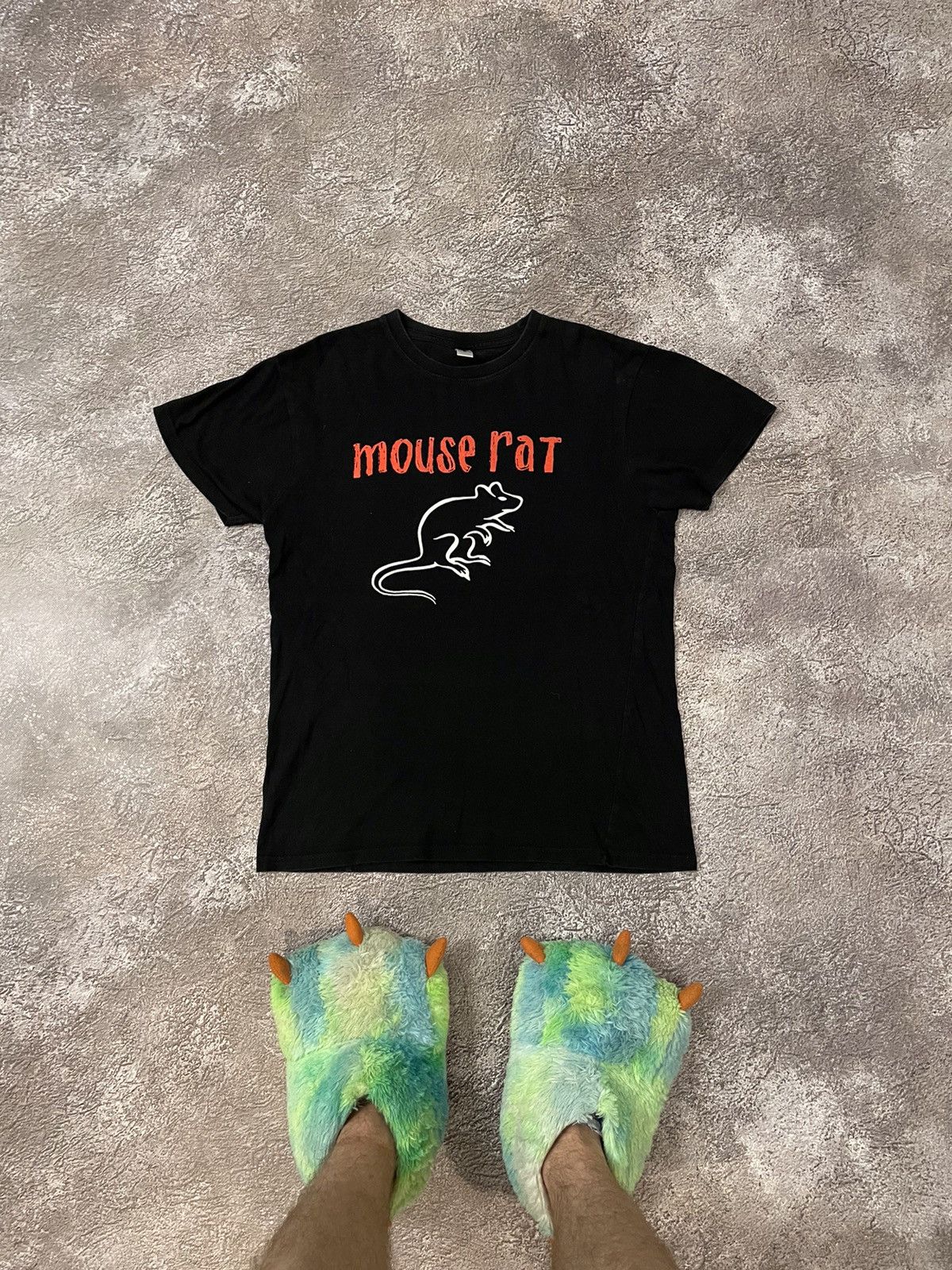 Vintage Vintage 90s Mouse Rat Graphic Tee Humor Skate Streetwear M Size US M / EU 48-50 / 2 - 1 Thumbnail