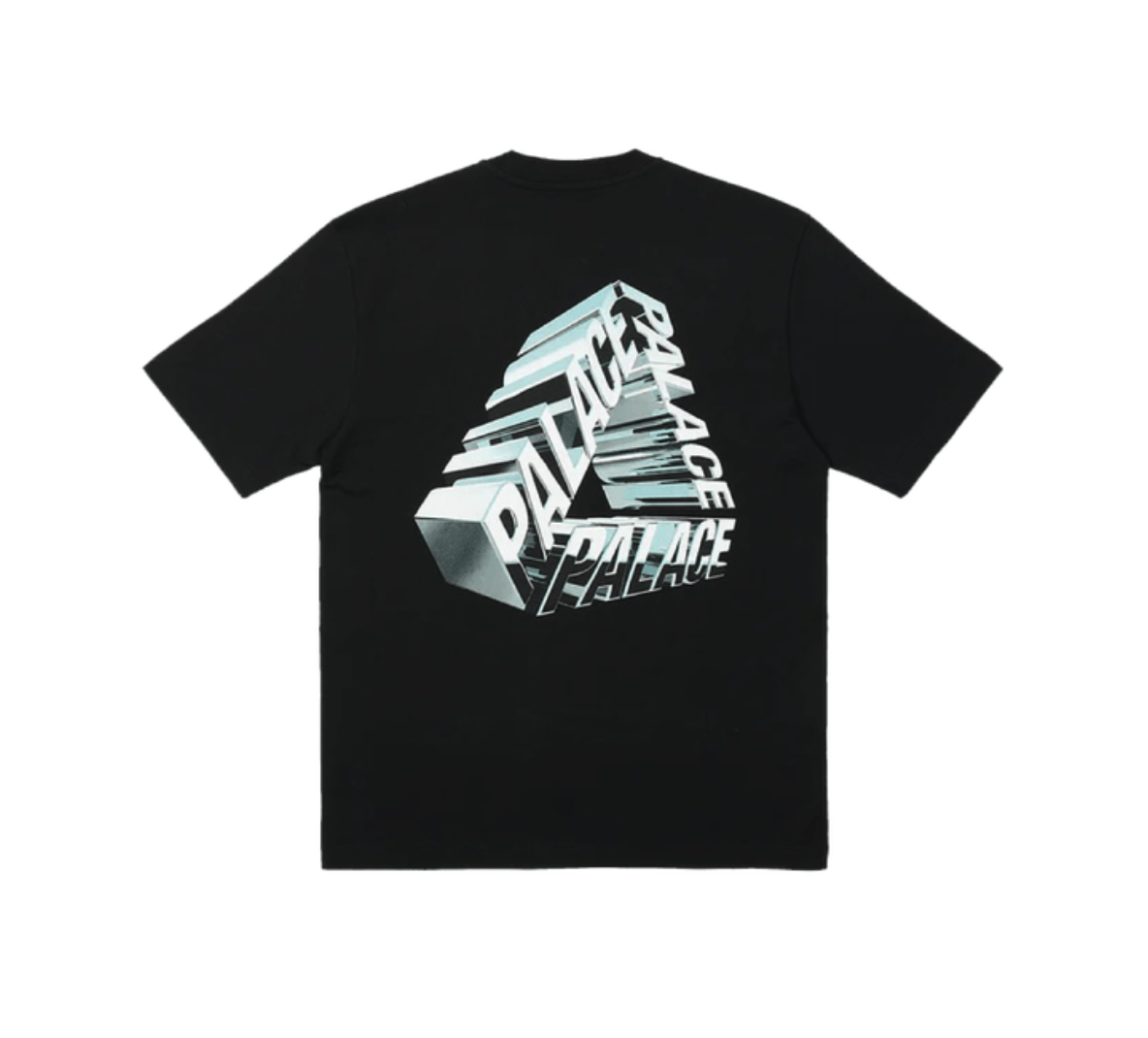 image of Hypebeast x Palace Tri-Chrome Tee Black • S, Men's (Size Small)