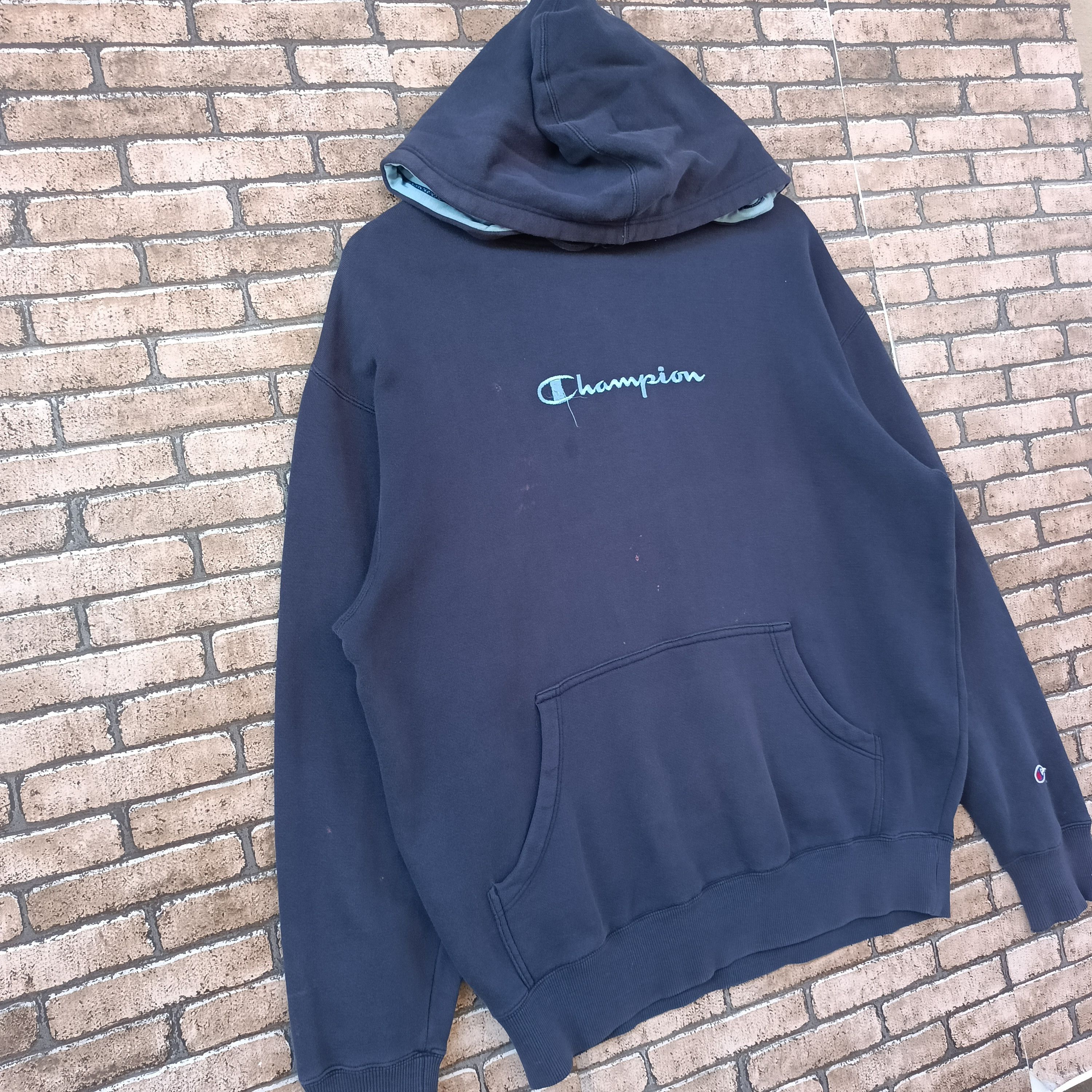 Champion × Vintage Vintage Champion Embroidery Hoodie Size US XL / EU 56 / 4 - 3 Thumbnail