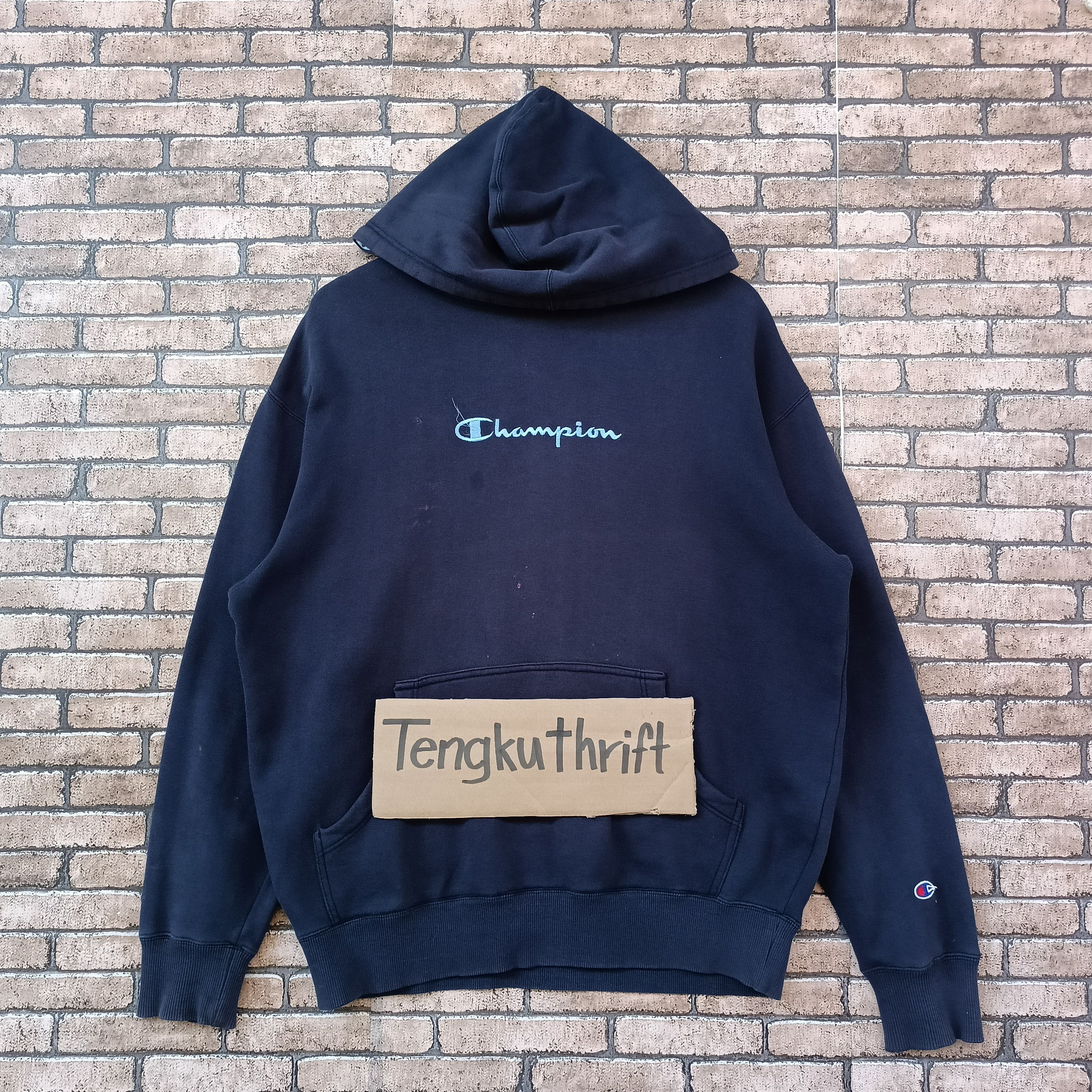 Champion × Vintage Vintage Champion Embroidery Hoodie Size US XL / EU 56 / 4 - 11 Thumbnail