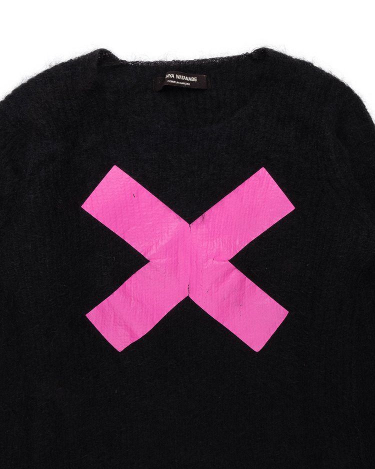 Junya Watanabe AW1995 "X" Mohair Sweater Size US M / EU 48-50 / 2 - 3 Thumbnail