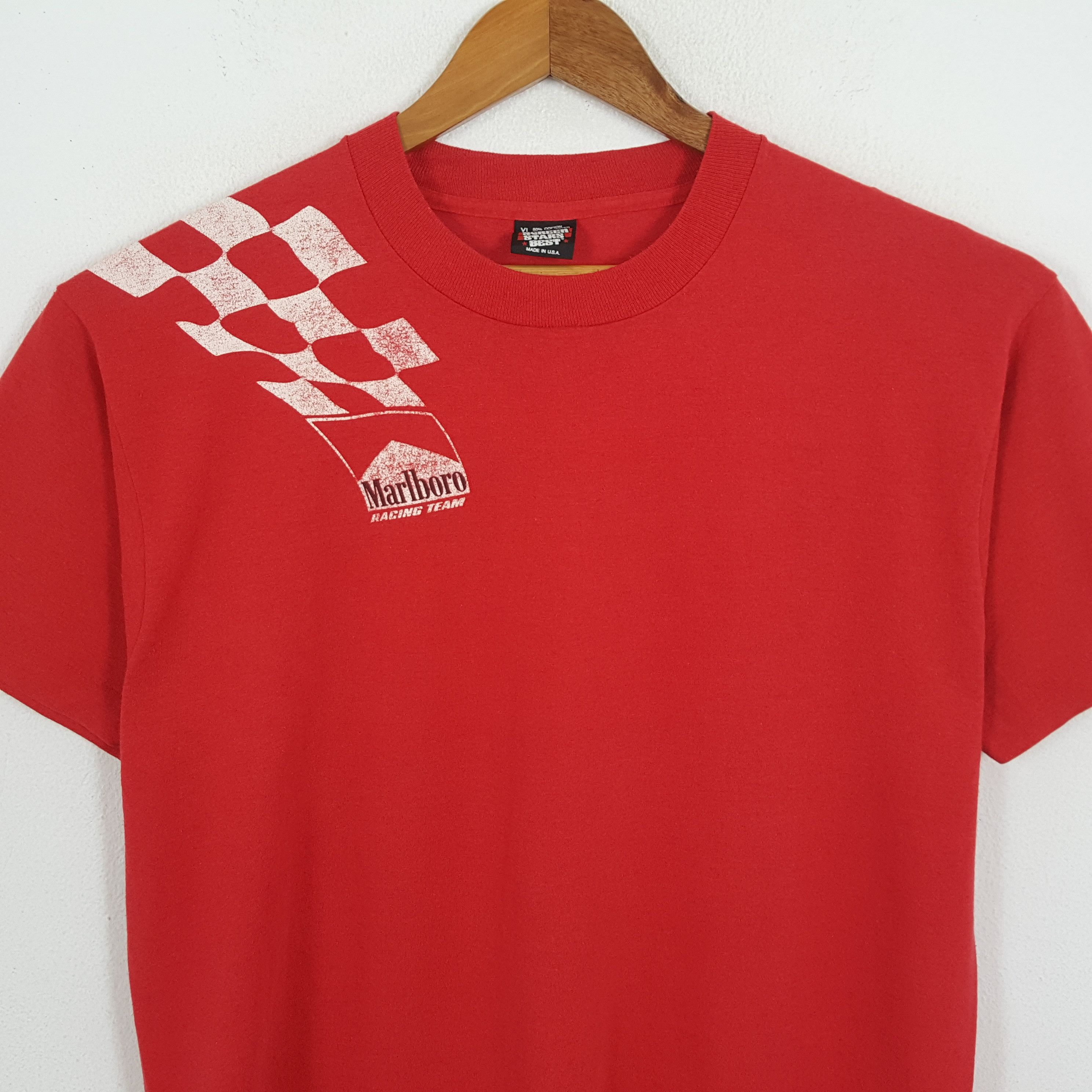 Marlboro × Vintage Vintage FERRARI MARLBORO RACING TEAM T-Shirts Size US L / EU 52-54 / 3 - 4 Thumbnail