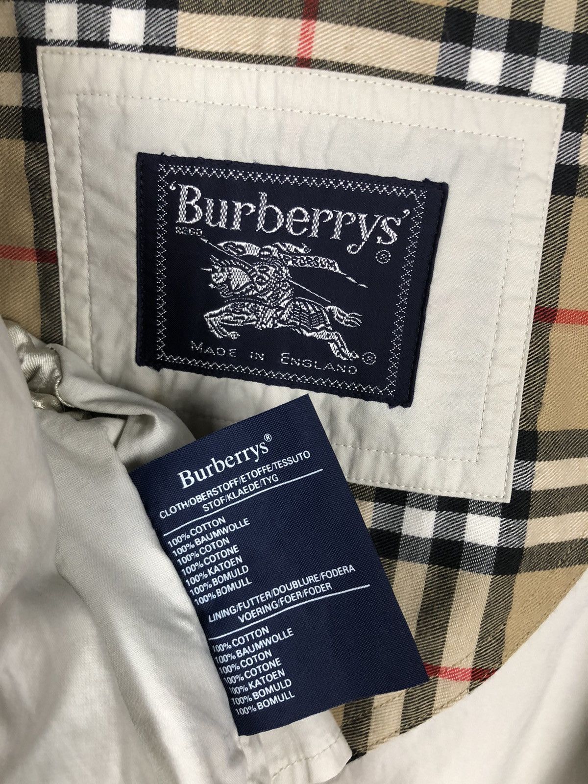 Burberry Vintage Burberrys Prorsum Nova Check Trench Size US L / EU 52-54 / 3 - 11 Thumbnail