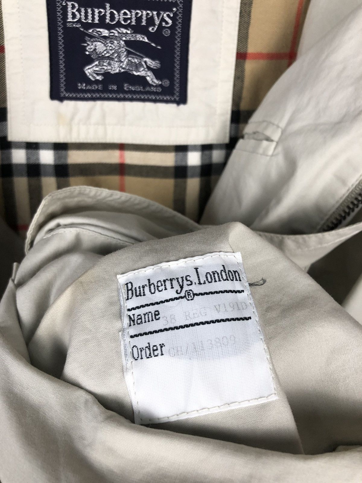 Burberry Vintage Burberrys Prorsum Nova Check Trench Size US L / EU 52-54 / 3 - 13 Thumbnail