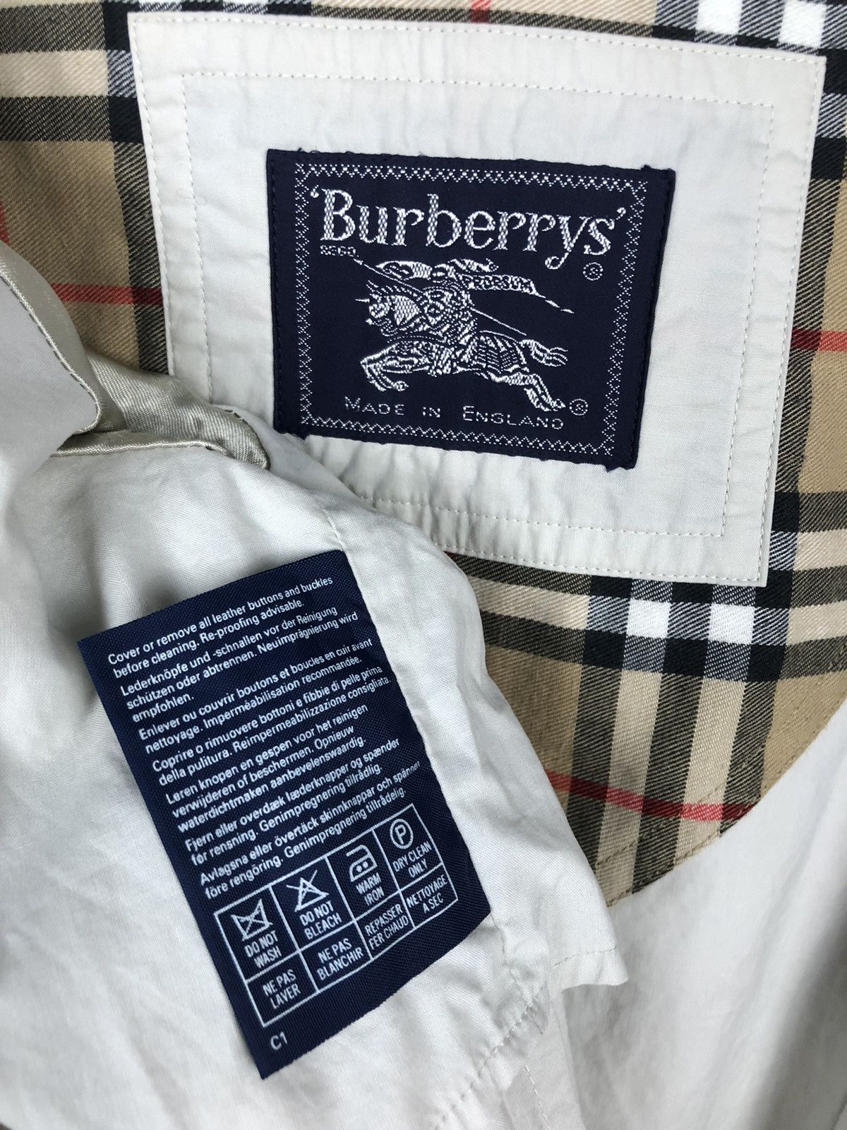 Burberry Vintage Burberrys Prorsum Nova Check Trench Size US L / EU 52-54 / 3 - 12 Thumbnail