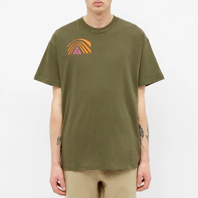 Nike × Nike ACG Nike ACG Splattered Logo Tee CT4168-325 Green Size M T-Shirt Size US M / EU 48-50 / 2 - 12 Thumbnail