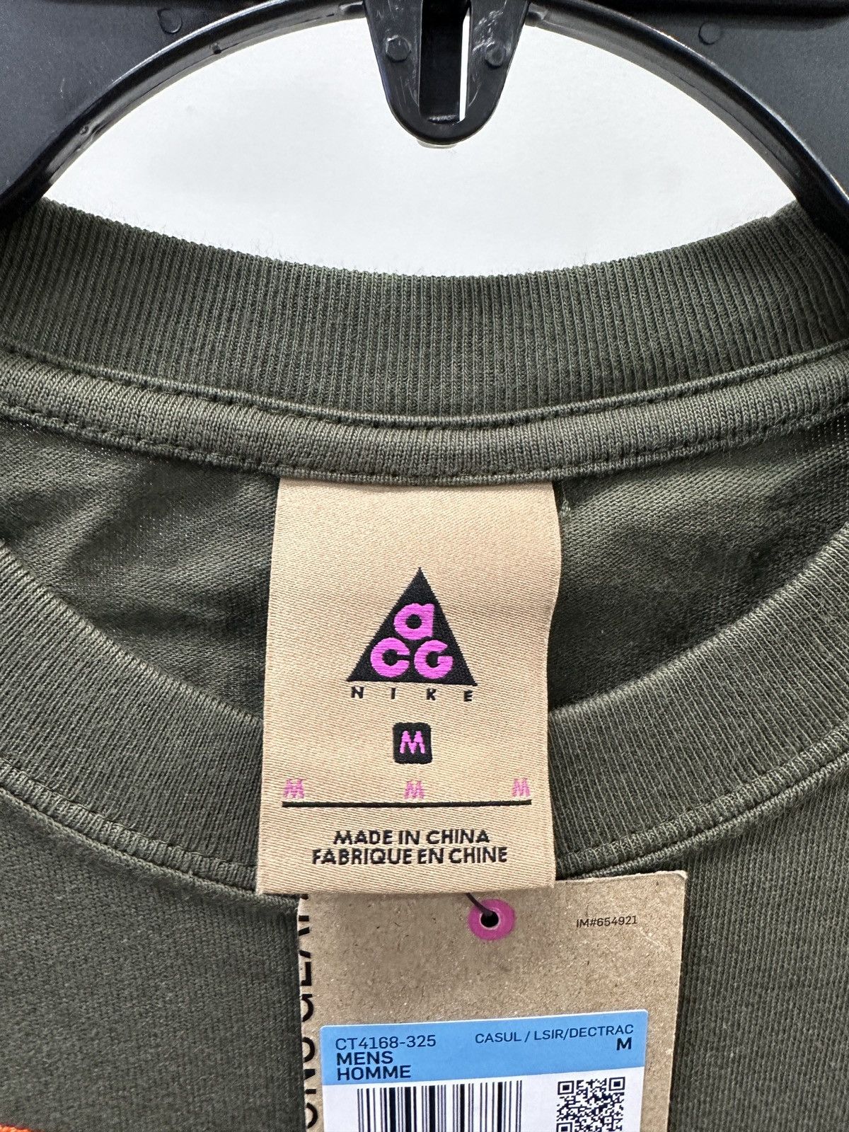Nike × Nike ACG Nike ACG Splattered Logo Tee CT4168-325 Green Size M T-Shirt Size US M / EU 48-50 / 2 - 5 Thumbnail