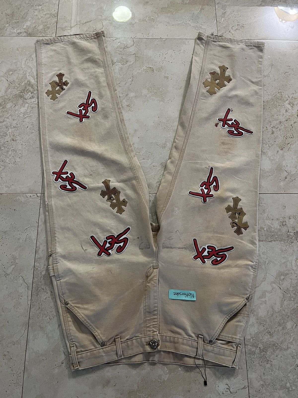 Shop CHROME HEARTS Vintage PPO Sex Records Carpenter Pant by  Californialove;)