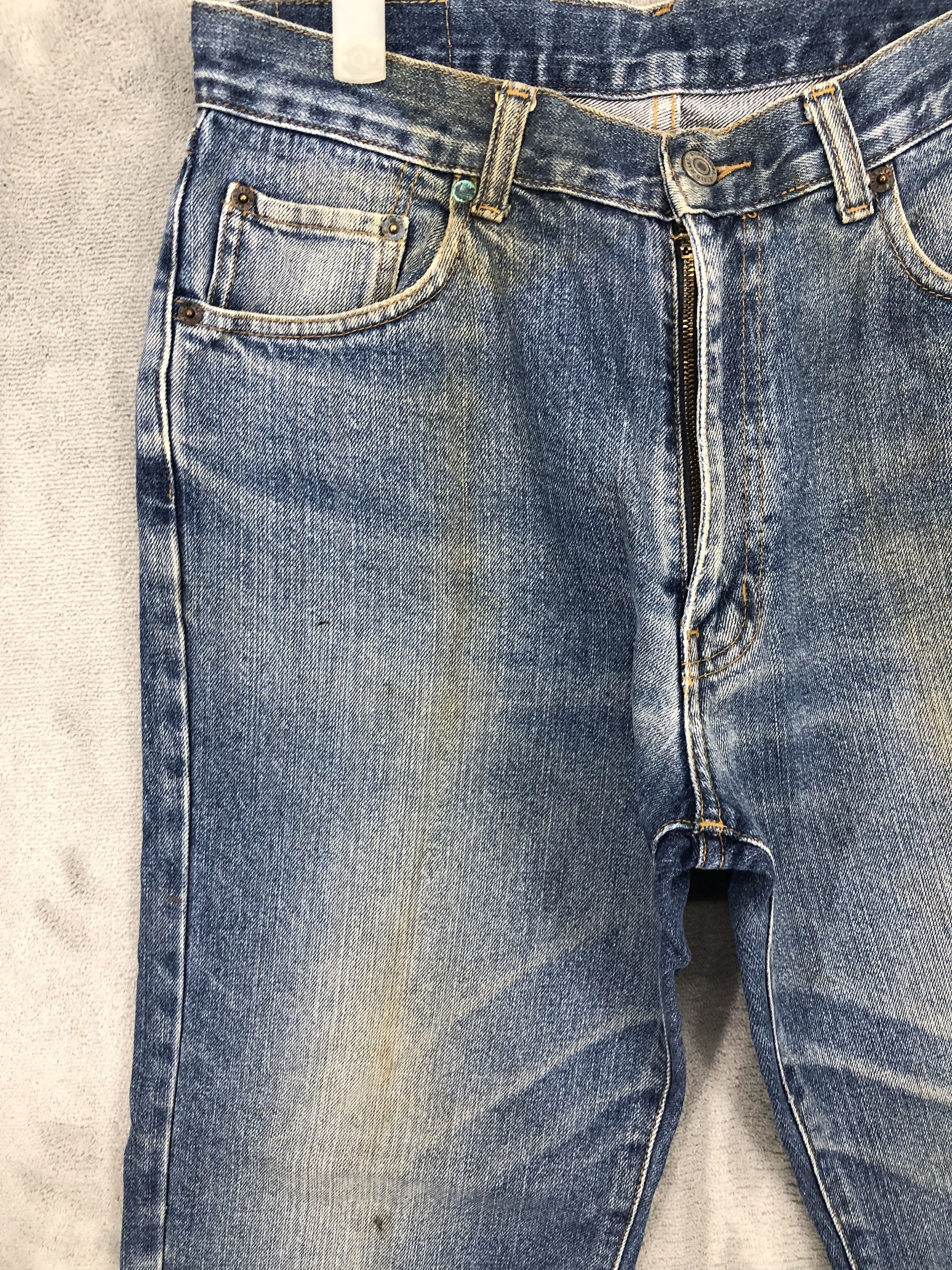 Japanese Brand Vintage UCW Rusty Denim Jeans 29x26 Size US 29 - 3 Thumbnail
