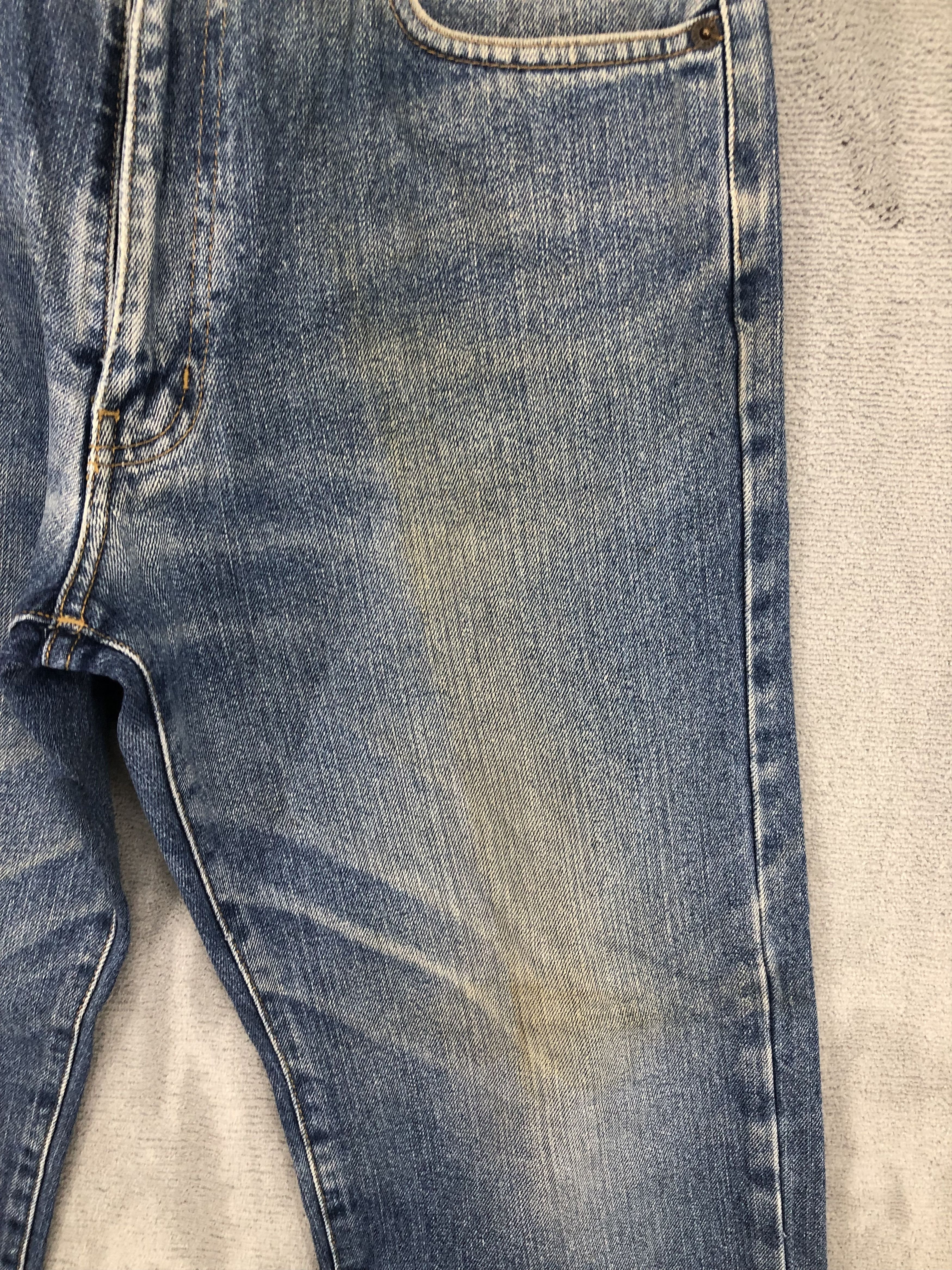 Japanese Brand Vintage UCW Rusty Denim Jeans 29x26 Size US 29 - 4 Thumbnail
