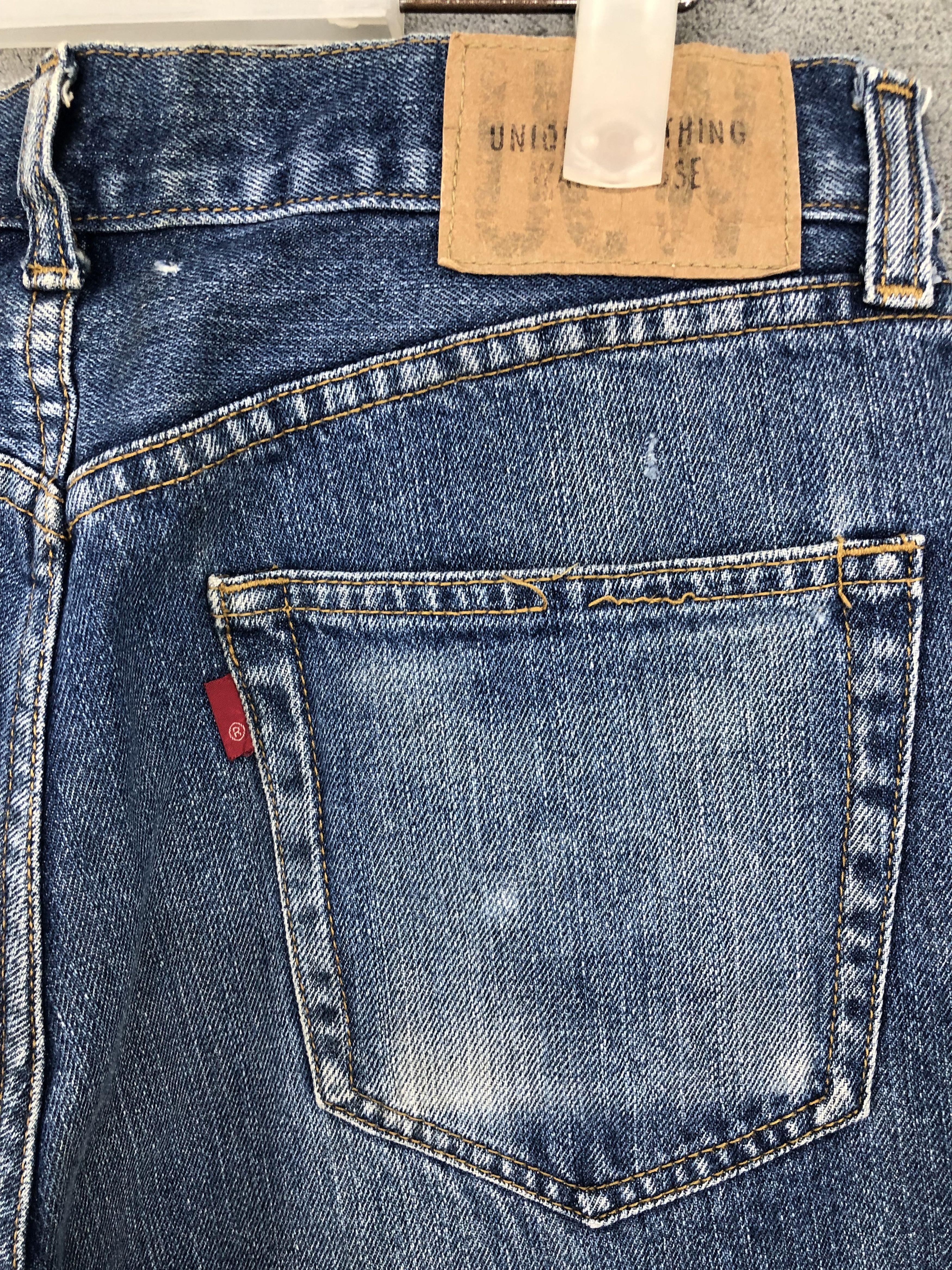 Japanese Brand Vintage UCW Rusty Denim Jeans 29x26 Size US 29 - 6 Thumbnail