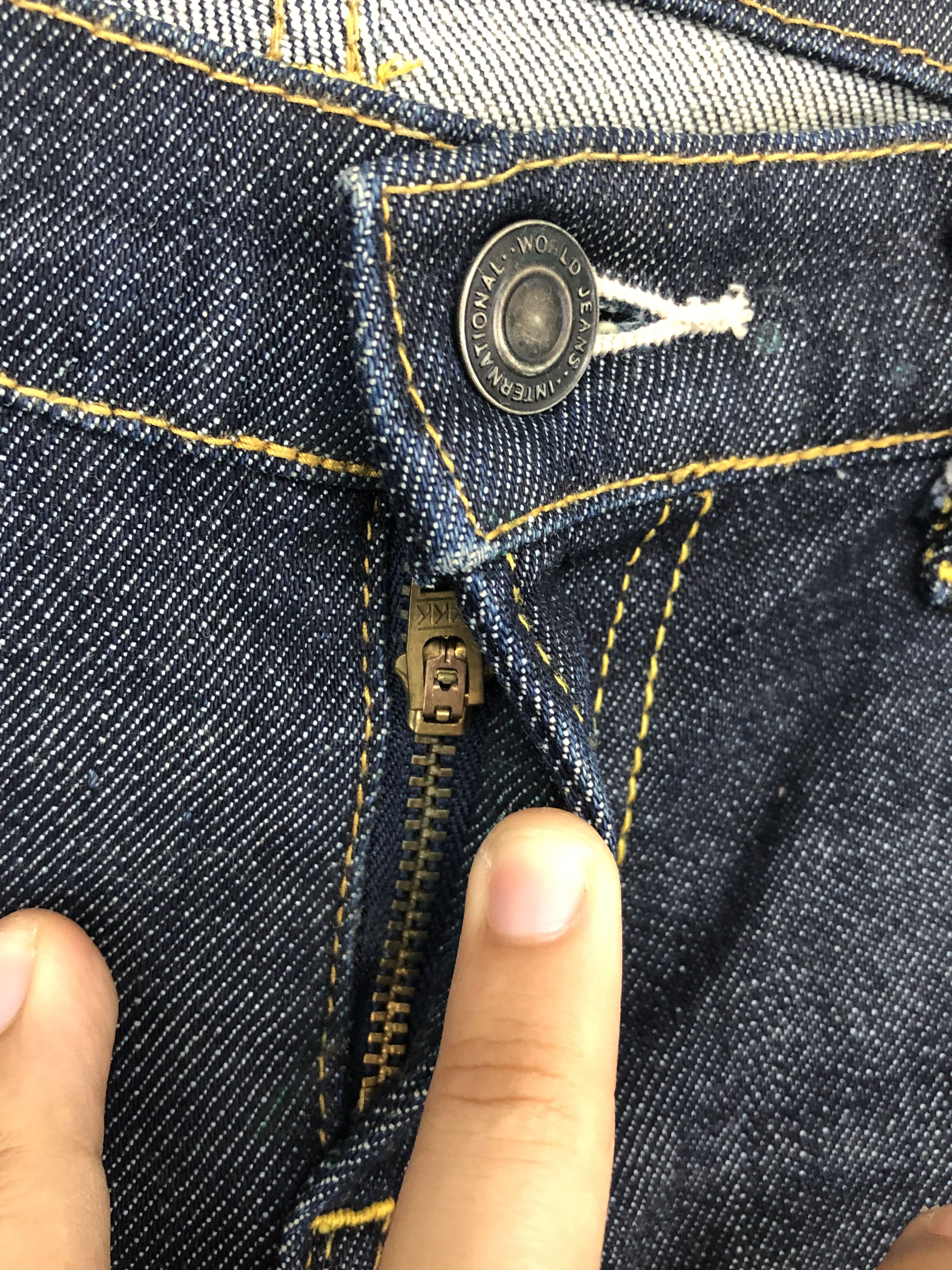 Japanese Brand Japanese Brand Nine Blue Skinny Fit Jeans Size 28" / US 6 / IT 42 - 4 Thumbnail