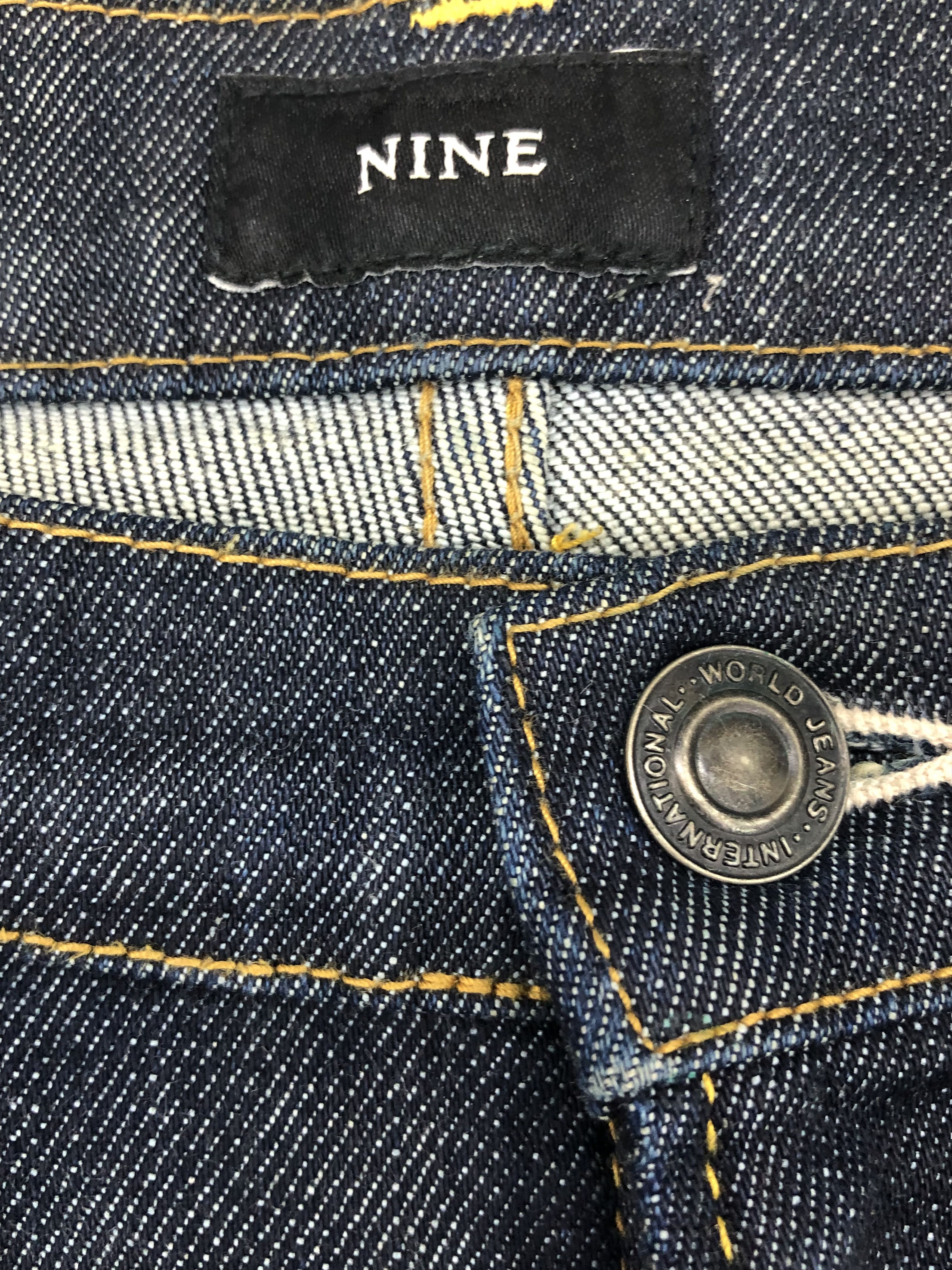 Japanese Brand Japanese Brand Nine Blue Skinny Fit Jeans Size 28" / US 6 / IT 42 - 5 Thumbnail