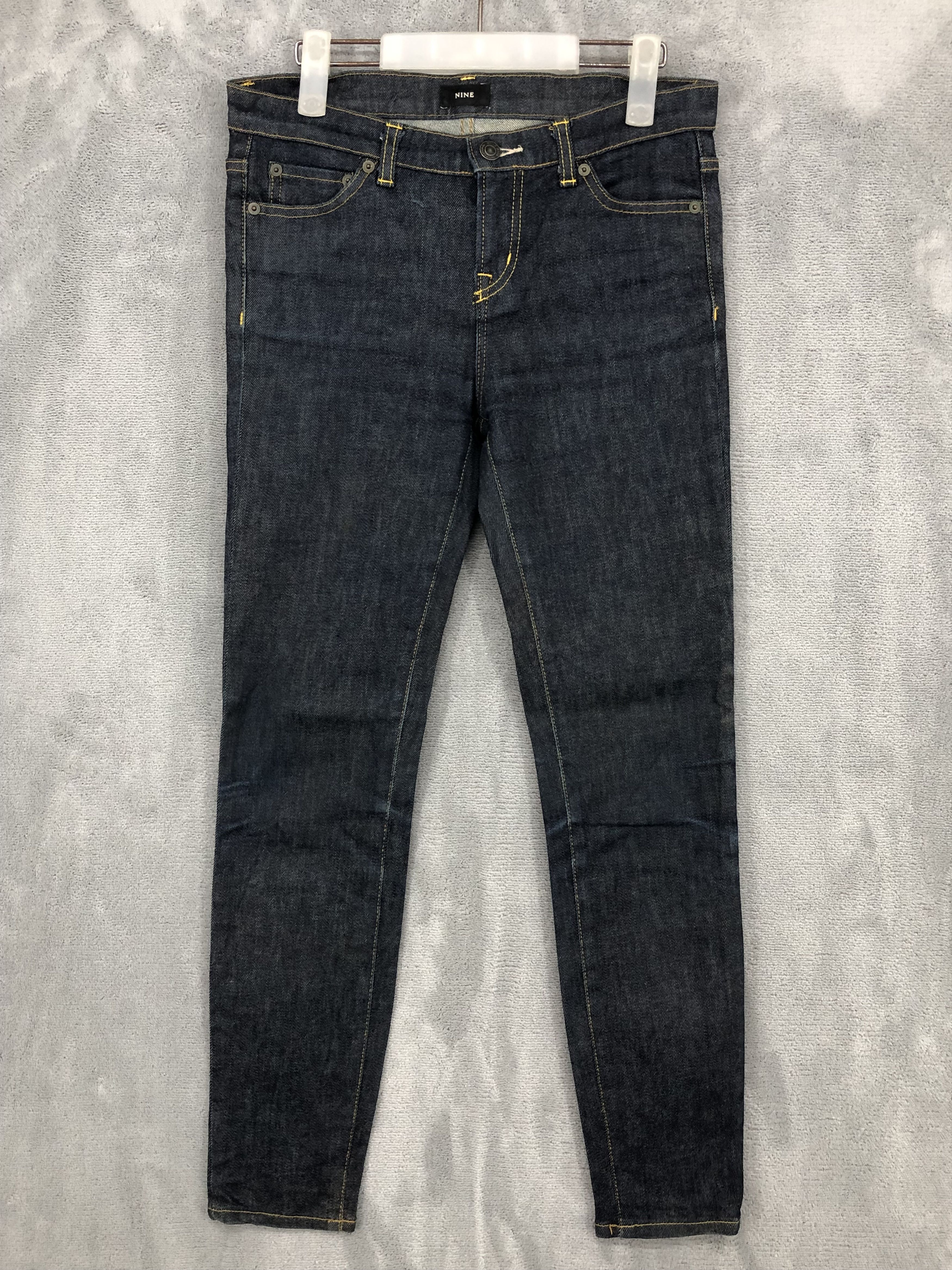 Japanese Brand Japanese Brand Nine Blue Skinny Fit Jeans Size 28" / US 6 / IT 42 - 1 Thumbnail
