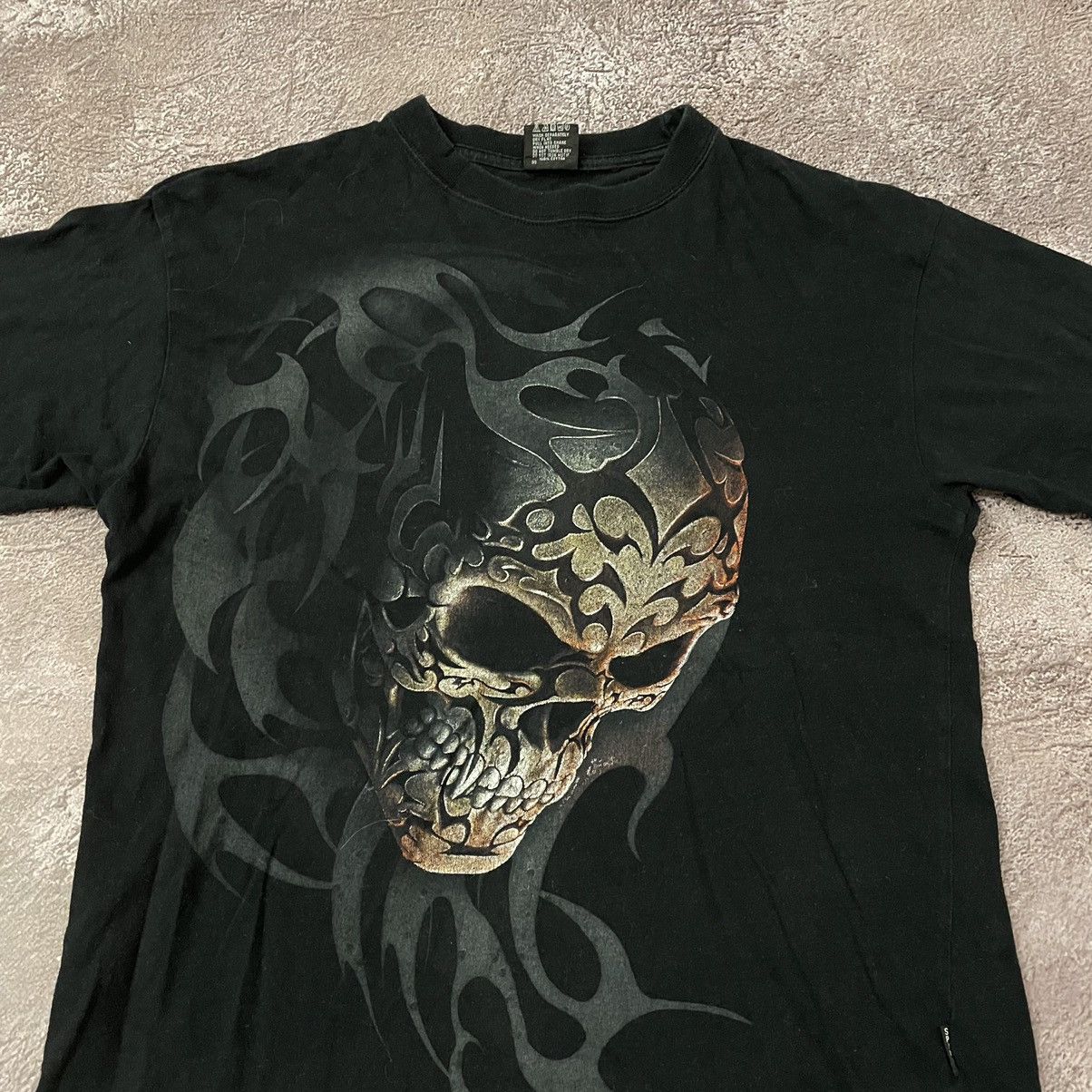 Vintage Vintage 90s Graphic Tee Skull Monster Grunge Streetwear L Size US L / EU 52-54 / 3 - 5 Thumbnail