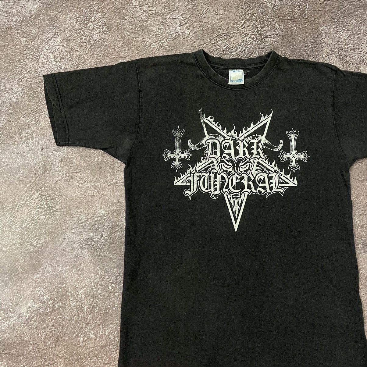 Vintage Vintage Y2K Black Metal Band Tee Graphic Grunge Dark Slim L Size US L / EU 52-54 / 3 - 4 Thumbnail
