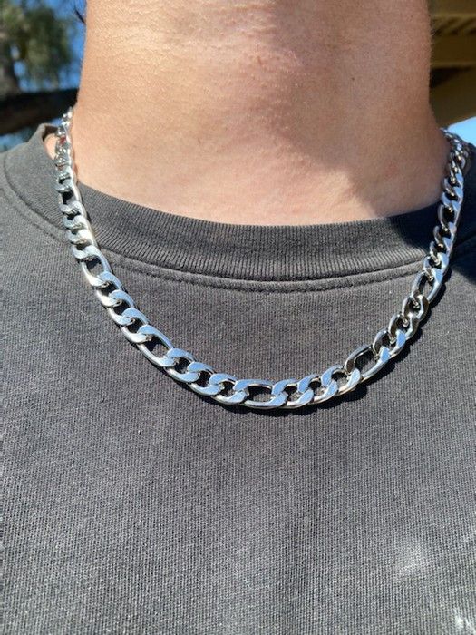 Other Silver Cuban Chain (PVD) Size ONE SIZE - 1 Thumbnail