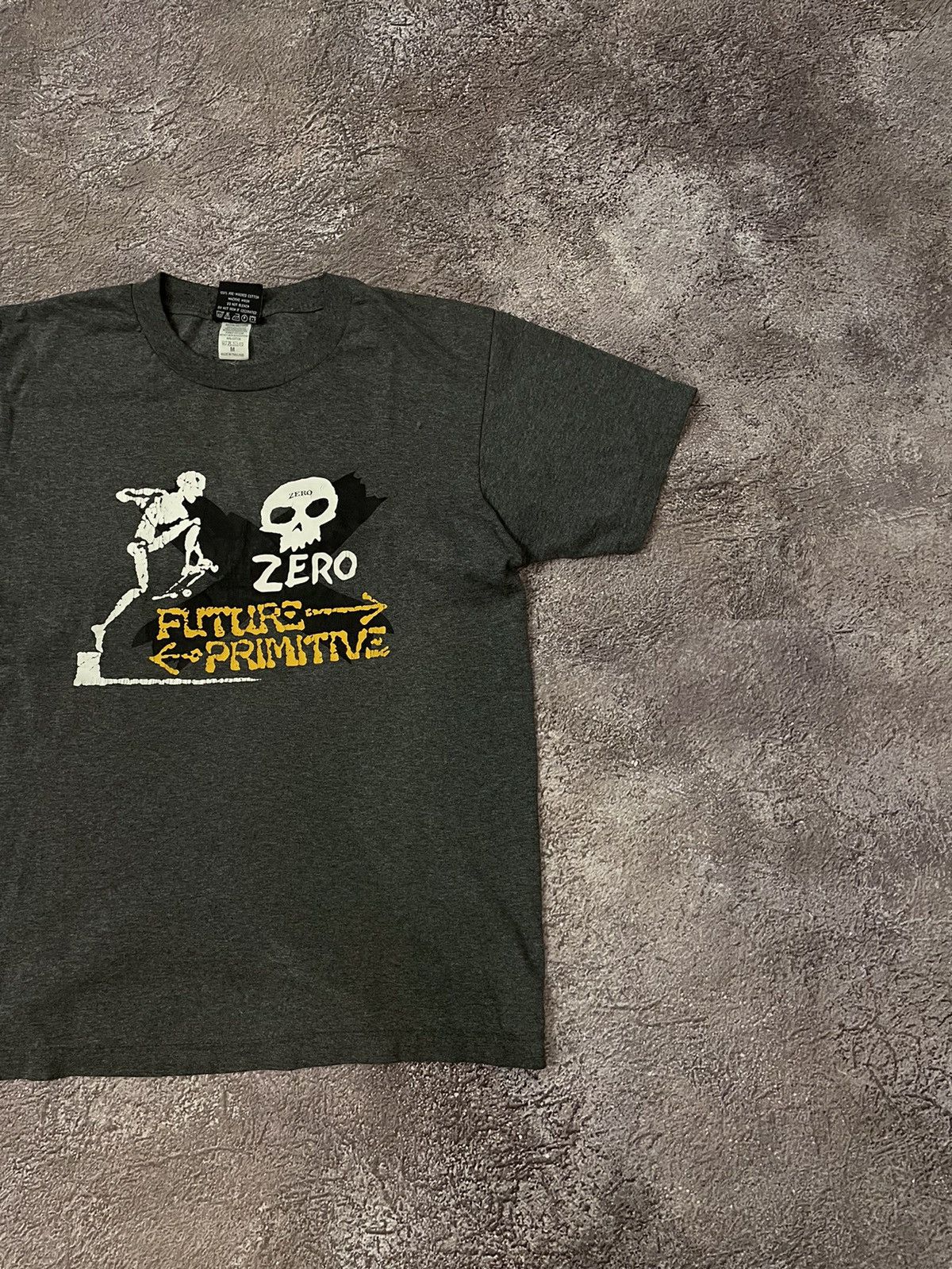 Vintage VINTAGE Y2K BAND TEE ZERO CREEPY SKULLS DEAD FACE HORROR 90s Size US L / EU 52-54 / 3 - 3 Thumbnail