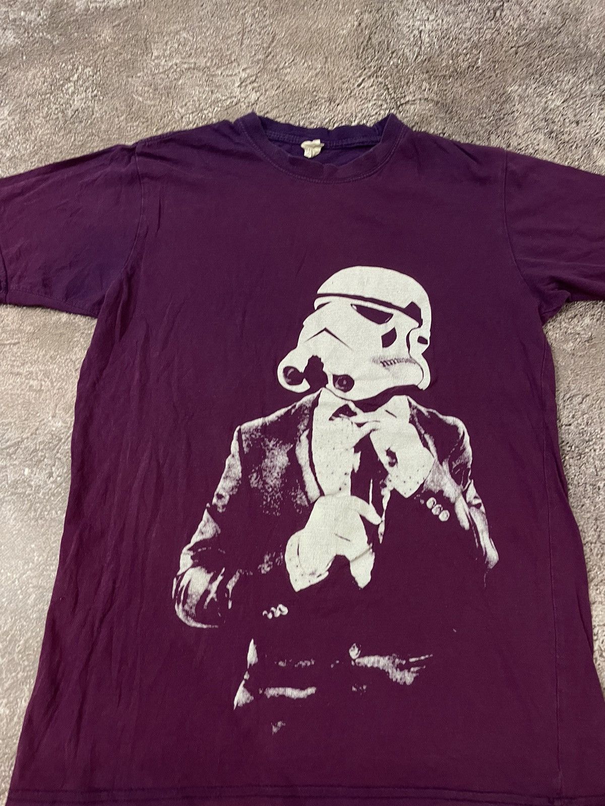 Vintage Vintage 90s Star Wars Graphic Tee Purple Grunge Skate Slim M Size US M / EU 48-50 / 2 - 5 Thumbnail
