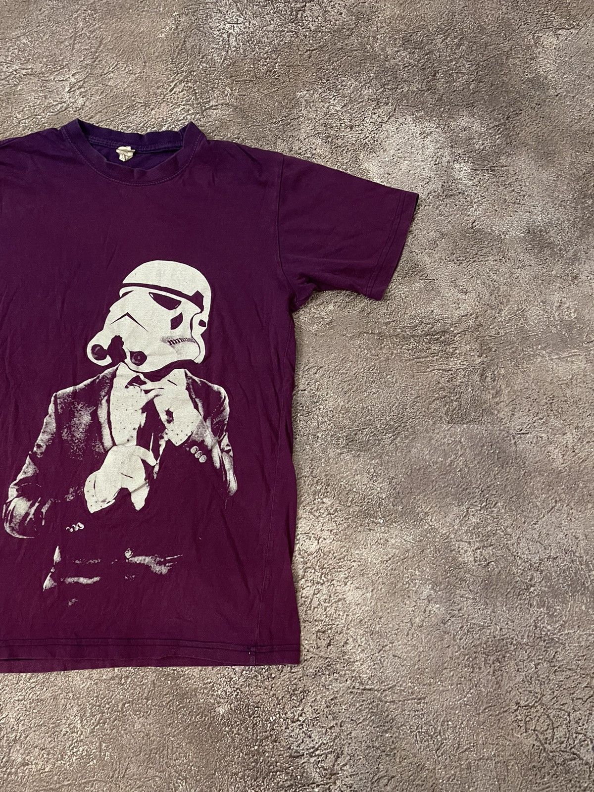 Vintage Vintage 90s Star Wars Graphic Tee Purple Grunge Skate Slim M Size US M / EU 48-50 / 2 - 3 Thumbnail