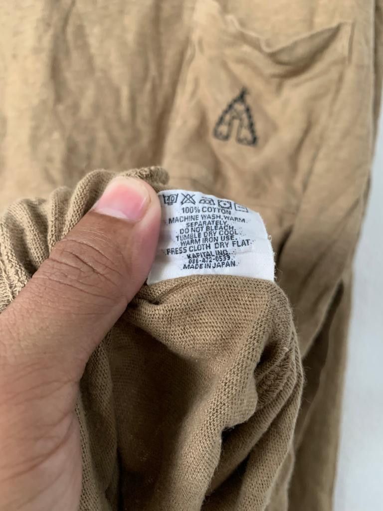 Kapital Kapital Double Pocket Embroidered Tee Size US M / EU 48-50 / 2 - 7 Thumbnail