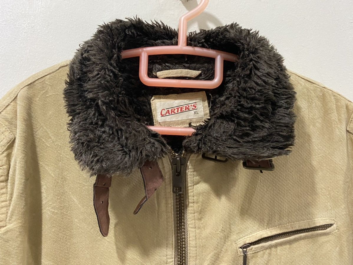 Vintage VTG Carter’s Shearling Jacket Size US L / EU 52-54 / 3 - 2 Thumbnail