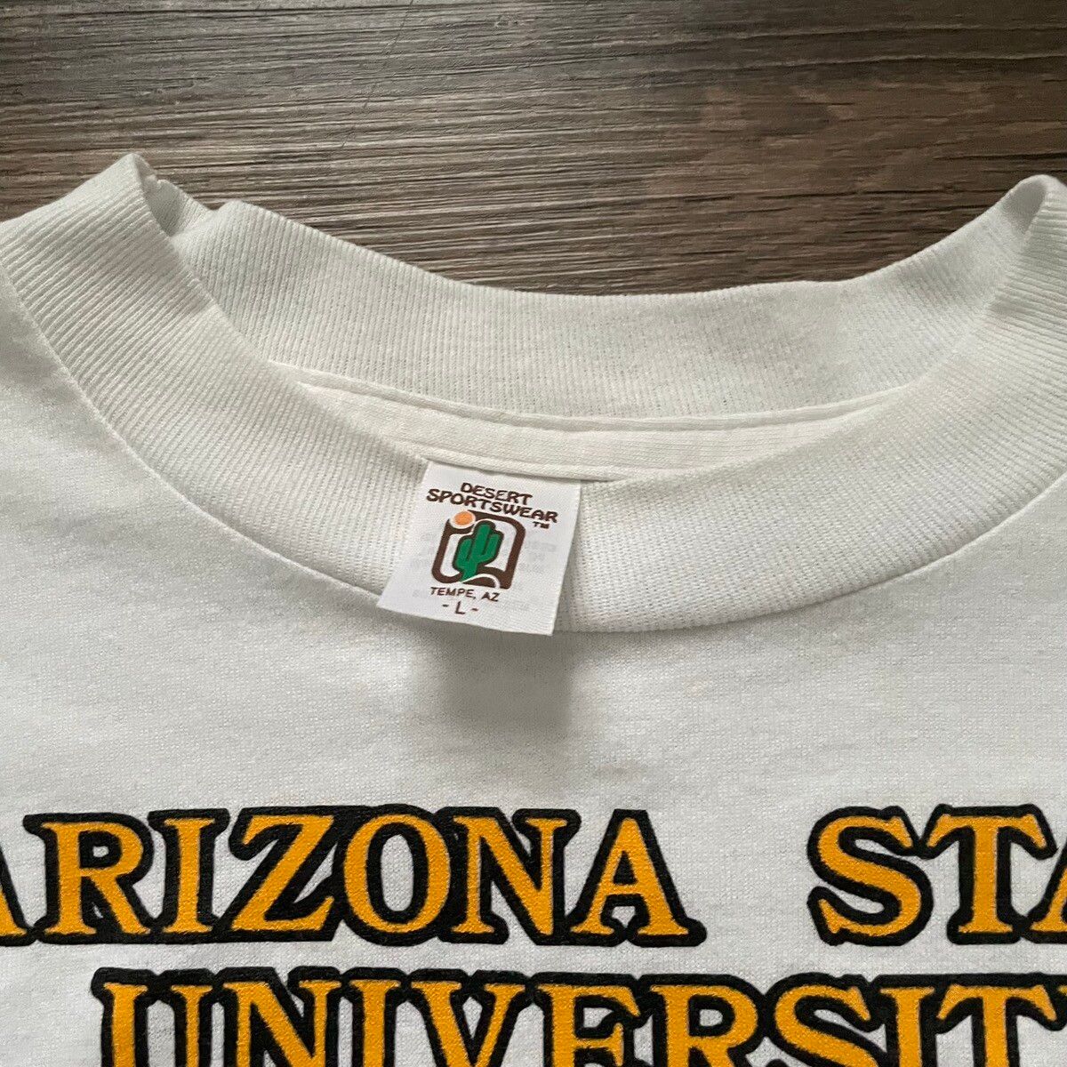 Vintage Vintage 1990s Arizona State University Sun Devils T-Shirt M Size US M / EU 48-50 / 2 - 3 Thumbnail
